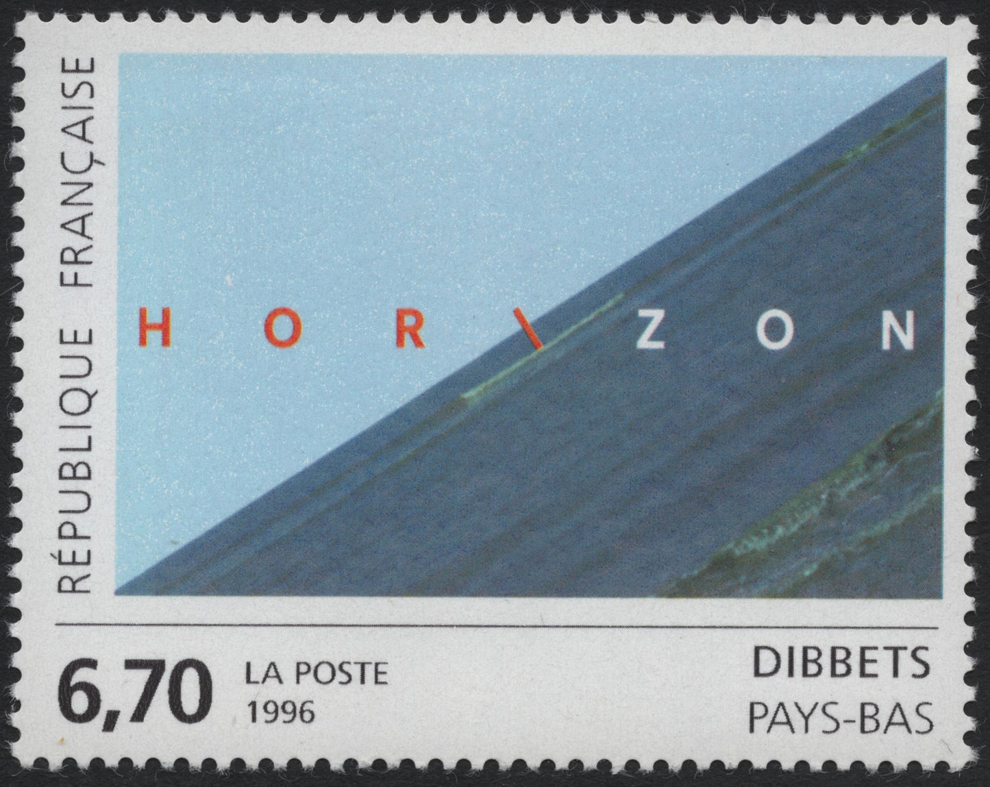 SCG7570 - France 1996 “Horizon” (by Jan Dibbets)
