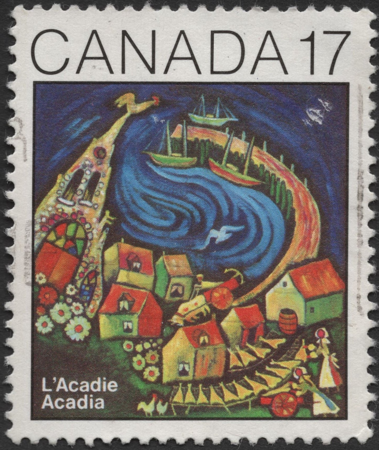 SCG760 - Canada Acadia Heritage Stamp – 17 Cents