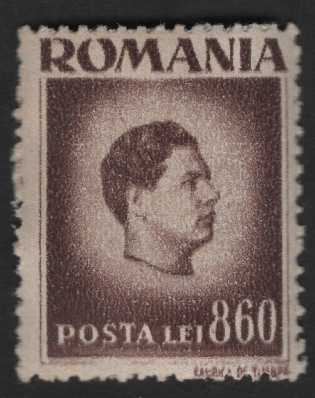 SCG12663 - Romania 860 Lei King Michael I Definitive Stamp