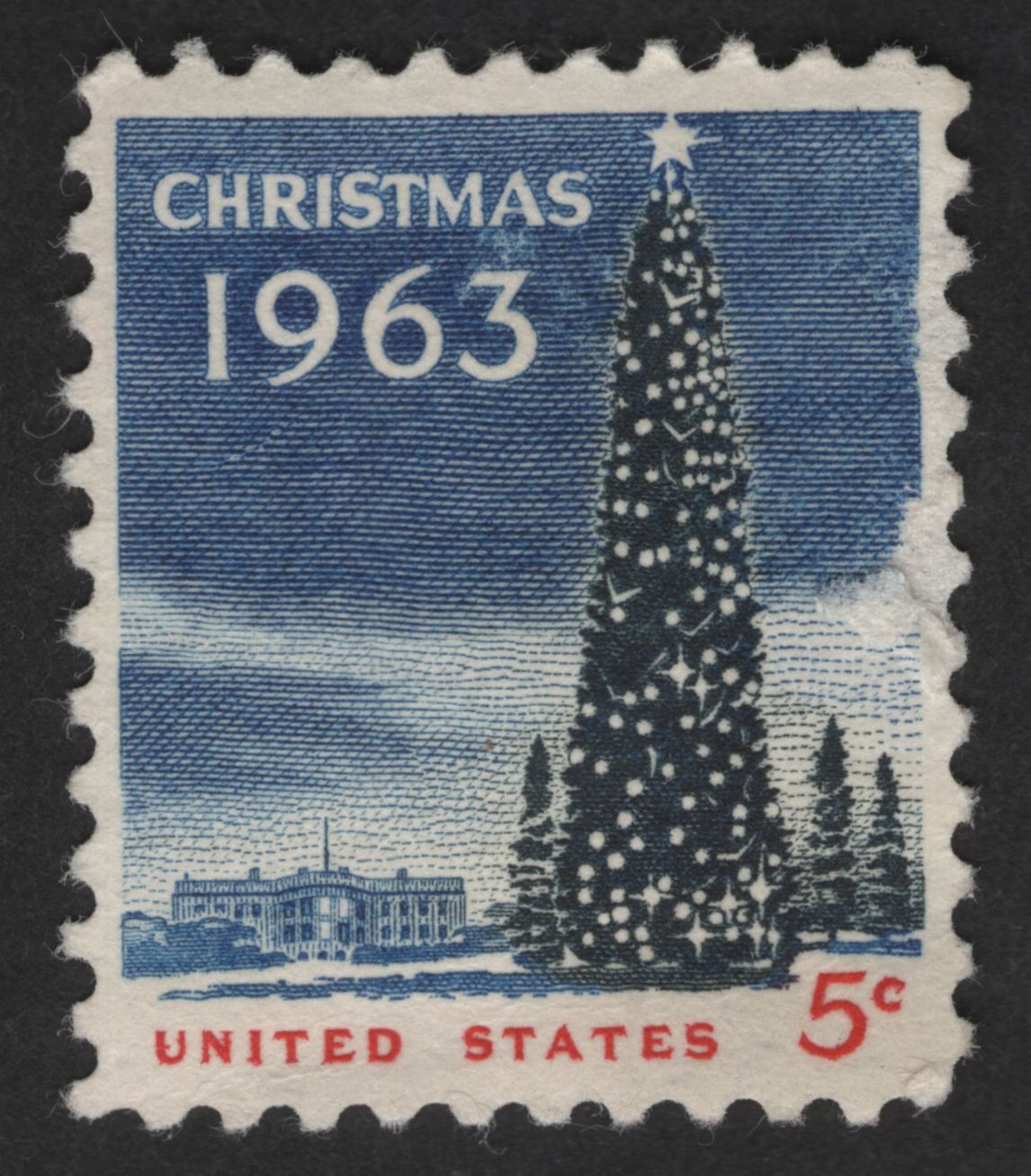 SCG12634 - United States 1963 – National Christmas Tree 5¢ Commemorative Stamp