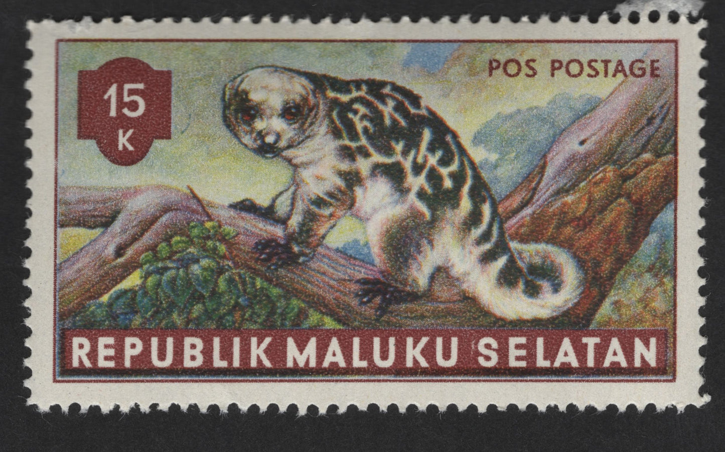 SCG12854 - Republik Maluku Selatan 15K Spotted Cuscus Wildlife Issue