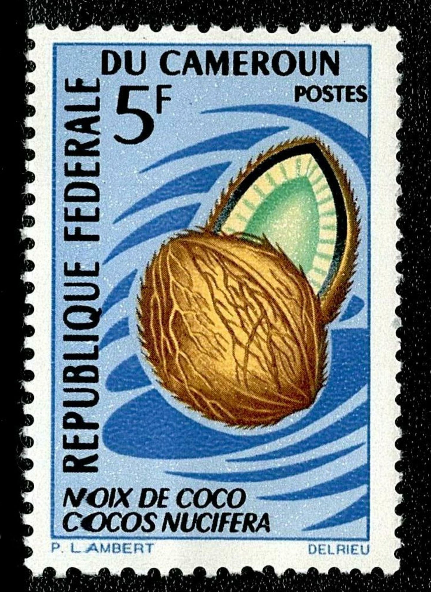 SCG132 Cameroon Tropical Fruits Stamp Set – Republic Fédérale du Cameroun (1F to 40F)
