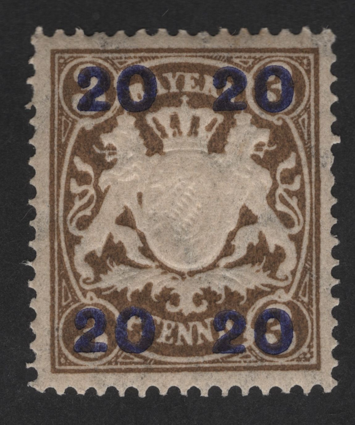 SCG12632 - Ostland 20 Pfennig Overprint Stamp (German Occupation Issue, 1941)