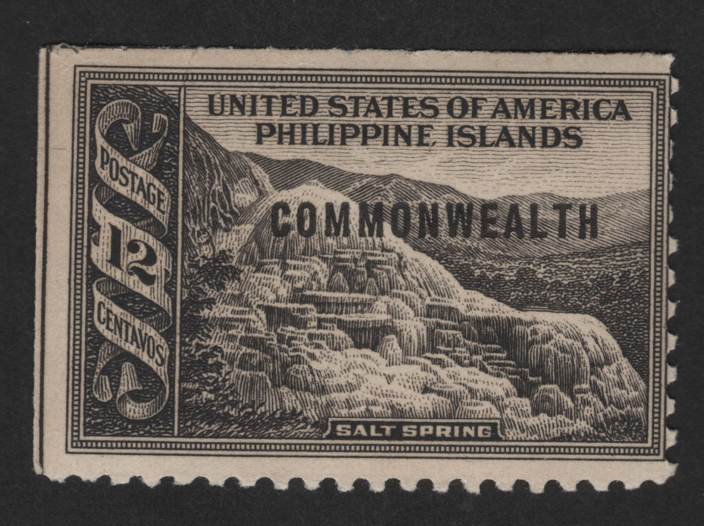 SCG12618 - Philippines (U.S. Administration) – 12 Centavos Salt Spring Commonwealth Issue