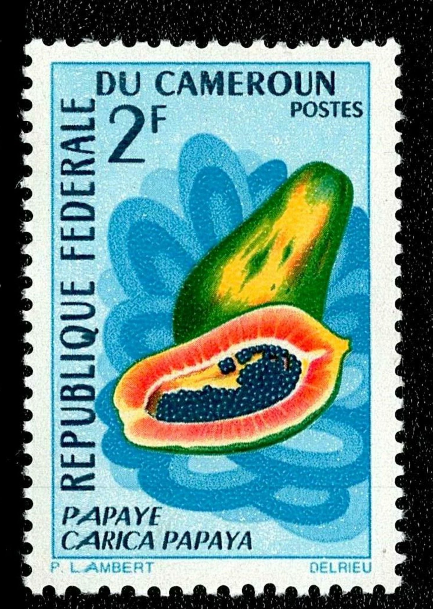 SCG132 Cameroon Tropical Fruits Stamp Set – Republic Fédérale du Cameroun (1F to 40F)