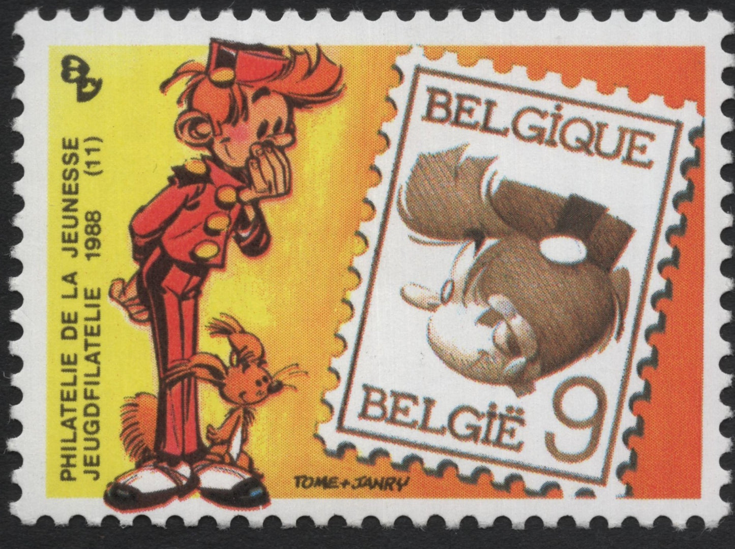 SCG7695 - Belgium 1988 – Spirou and Fantasio (Youth Philately)