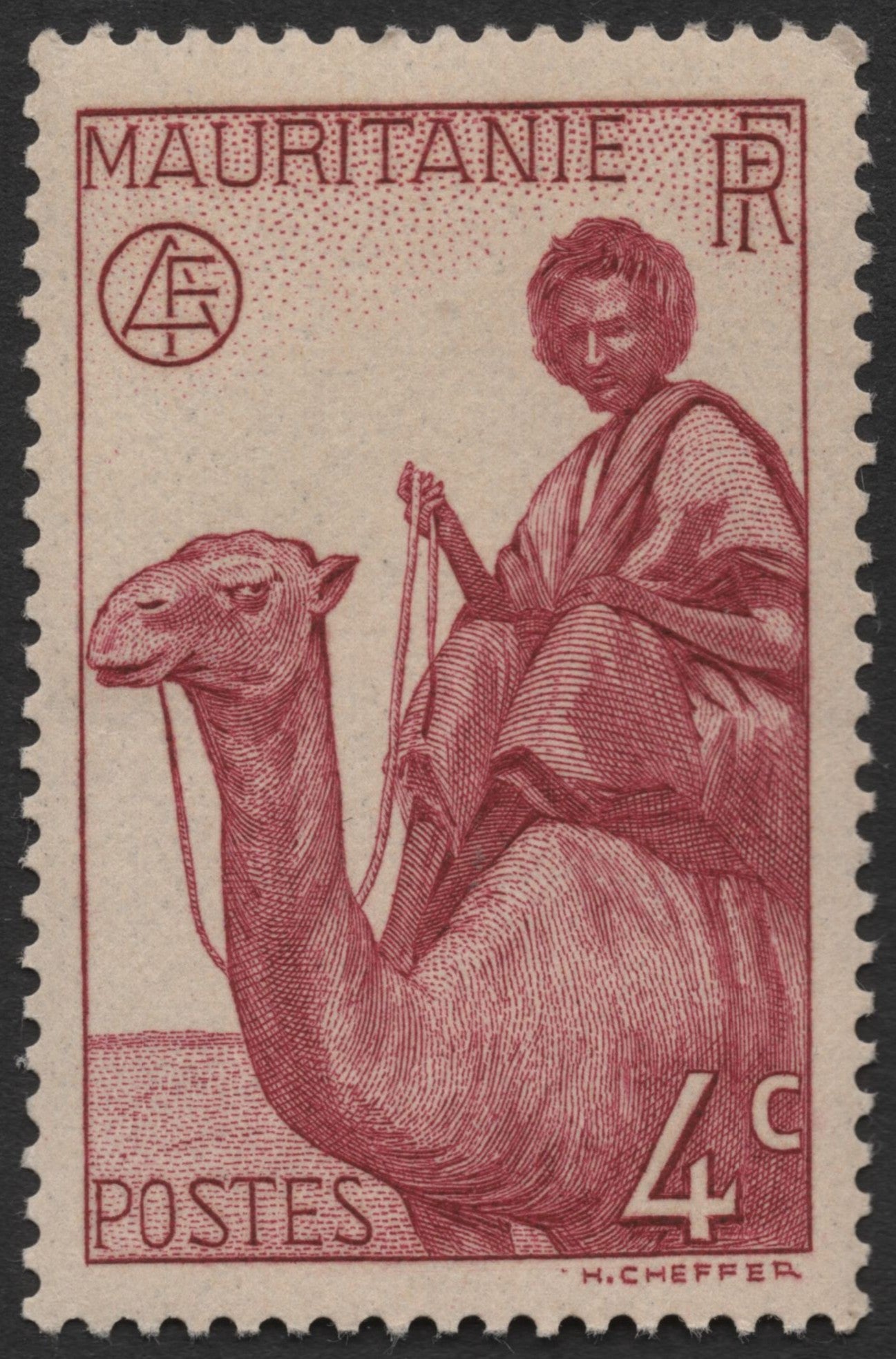 SCG561 - Mauritania Camel Rider Definitive Stamps