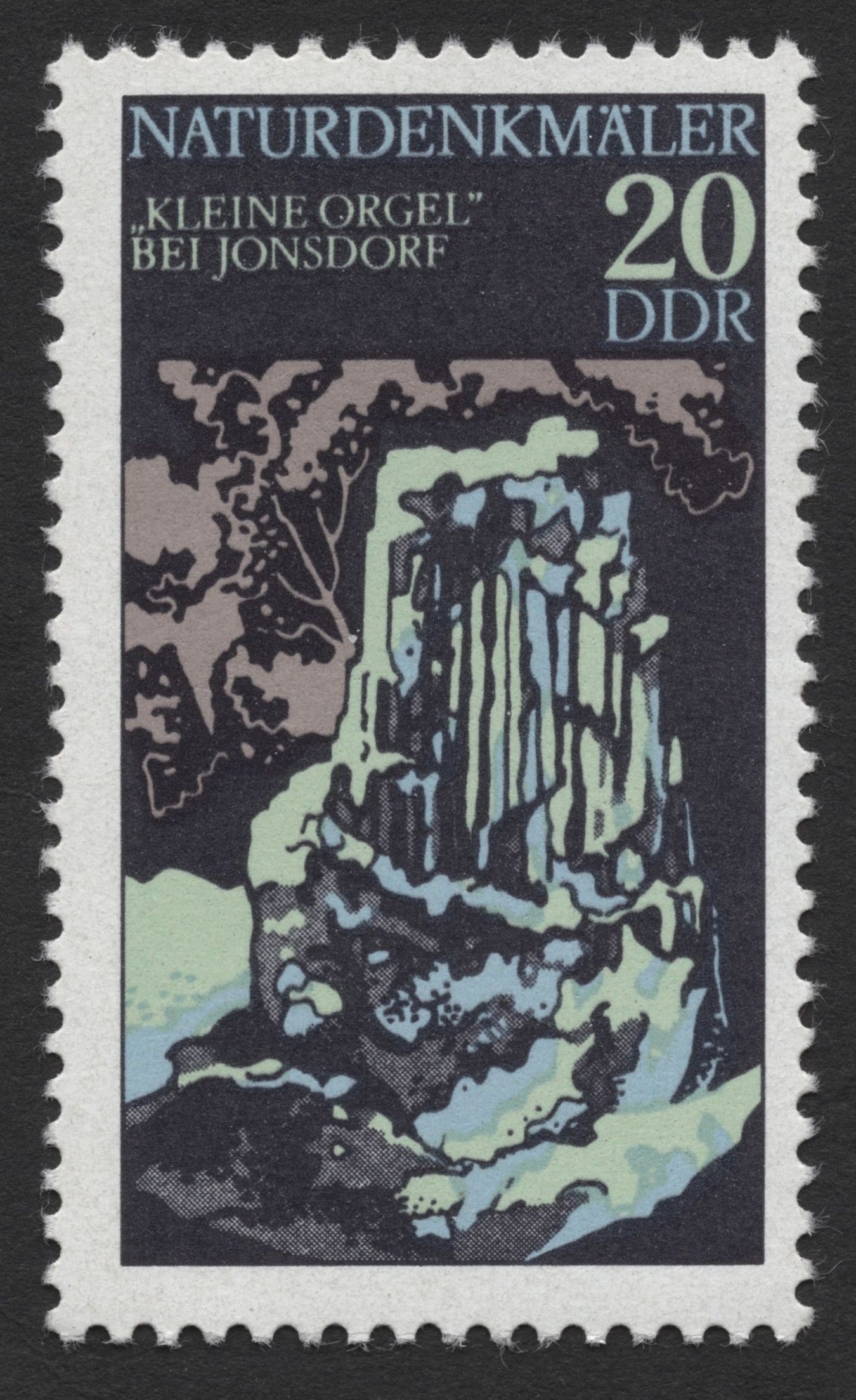 SCG305 - East Germany 1981 Natural Monuments Series – Kleine Orgel & Karstquelle Stamps