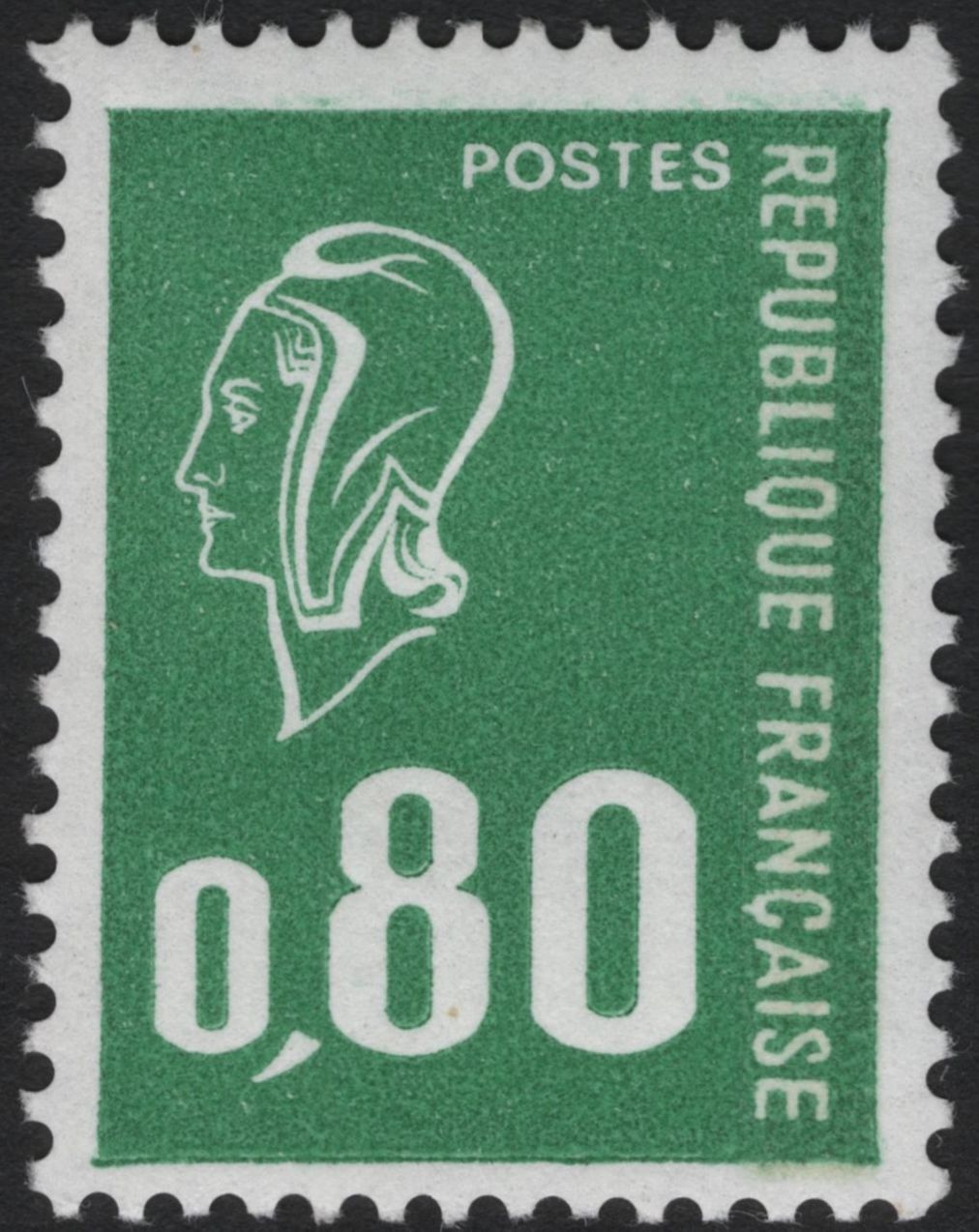 SCG10312 - France – Marianne de Béquet Definitives (Red 1,00F & Green 0,80F) – 1977 Issue