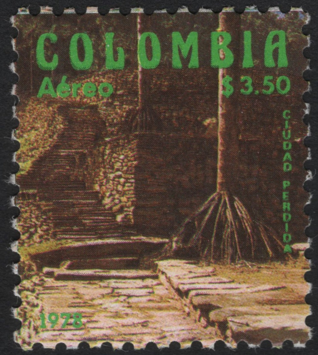 SCG8523 - Colombia 1978 – Ciudad Perdida (Airmail Issue)