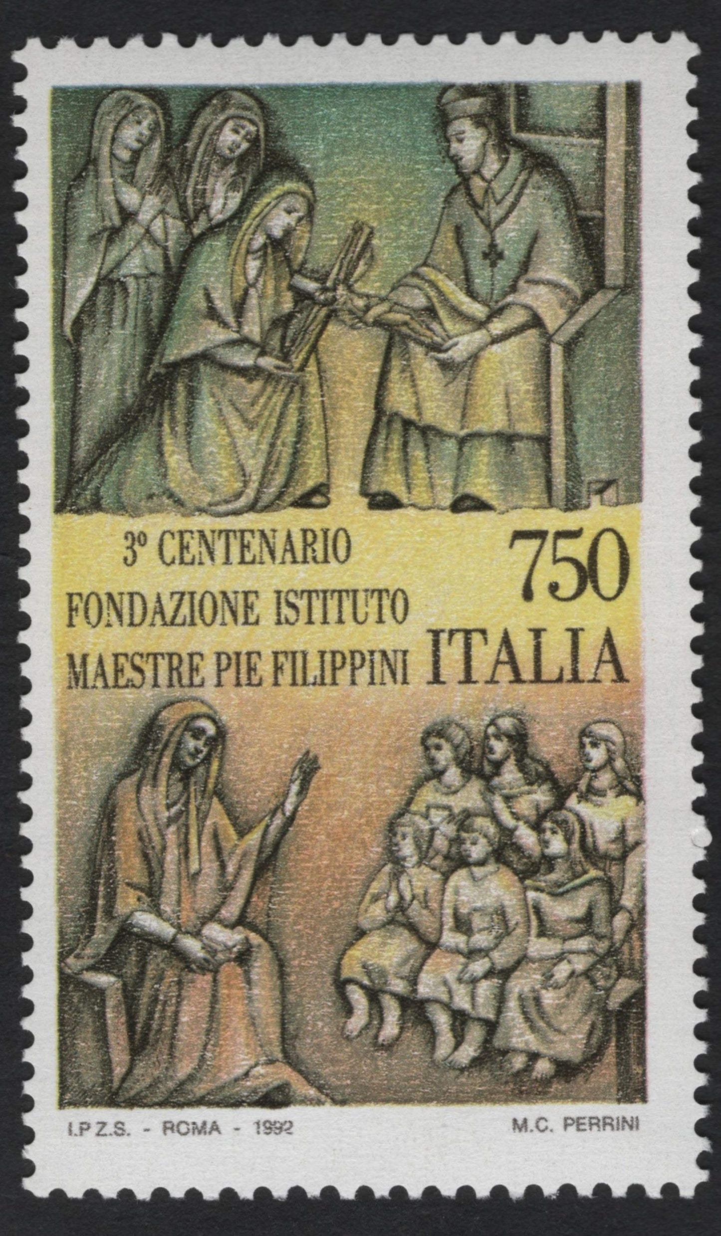 SCG8544 - Italy 1992 – 3rd Centenary of the Foundation of the Maestre Pie Filippini Institute