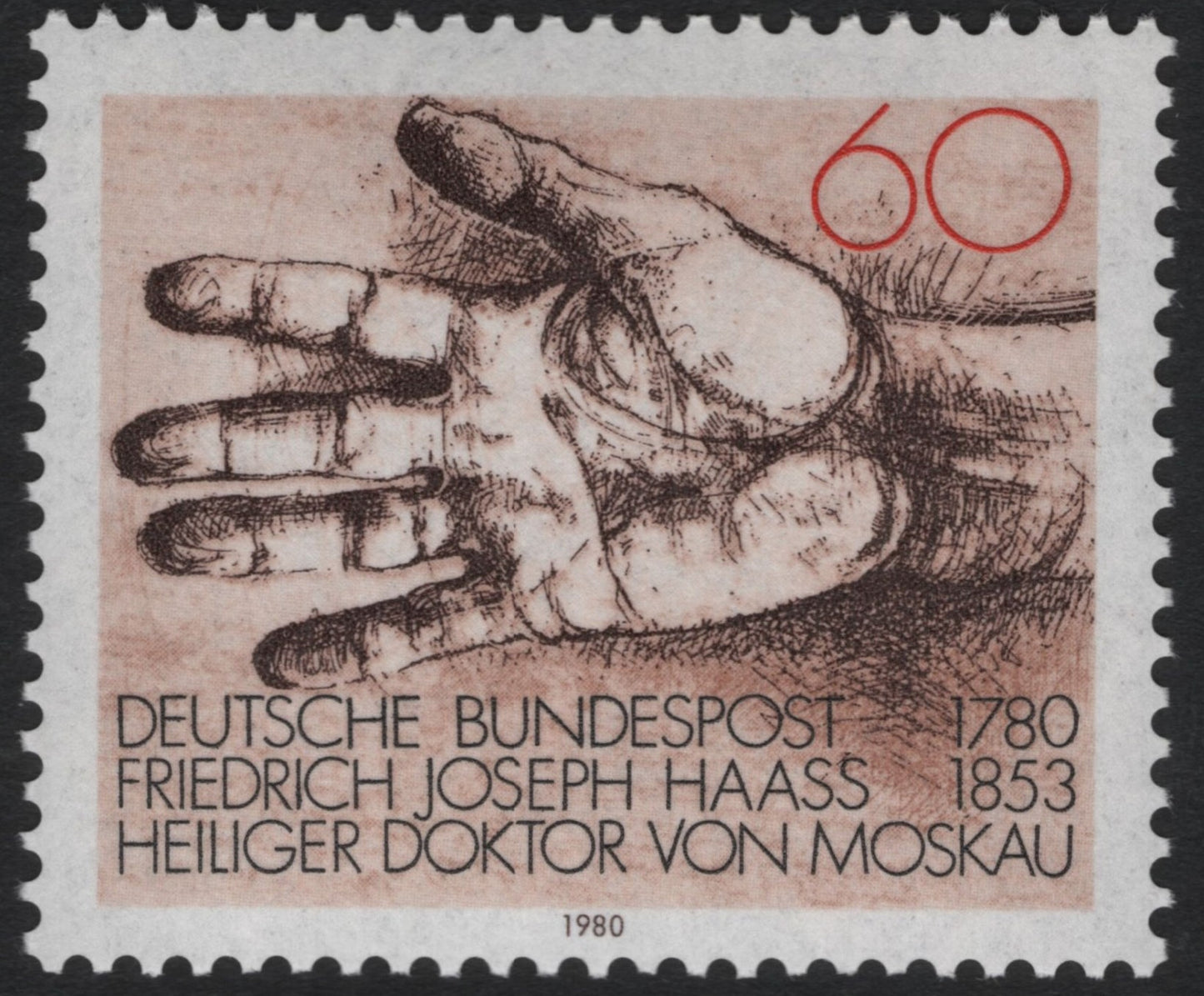SCG8663 - Friedrich Joseph Haass – “The Holy Doctor of Moscow” (West Germany, 1980)