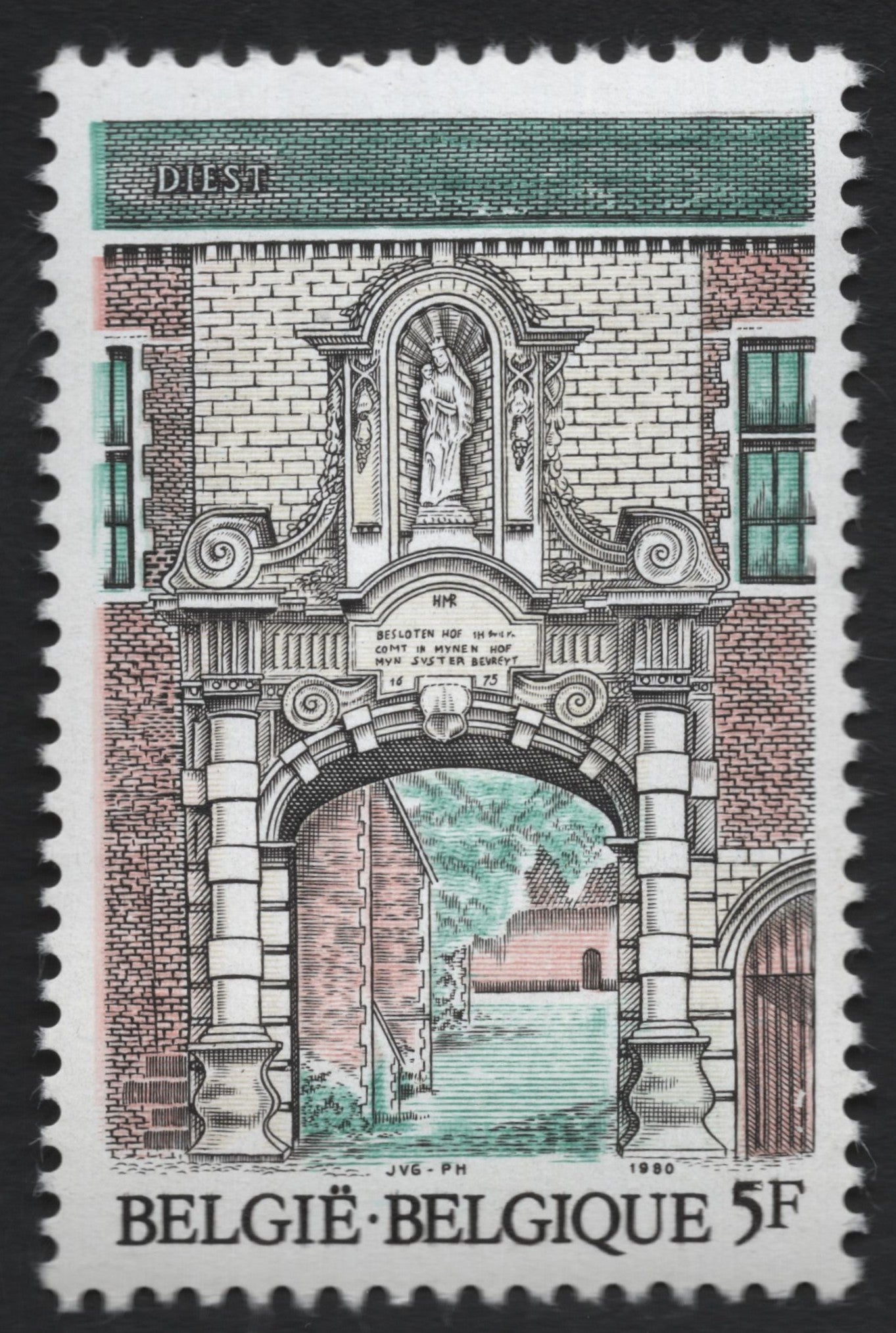 SCG9331 - Belgium 1980 – Diest Beguinage Gate (5F)
