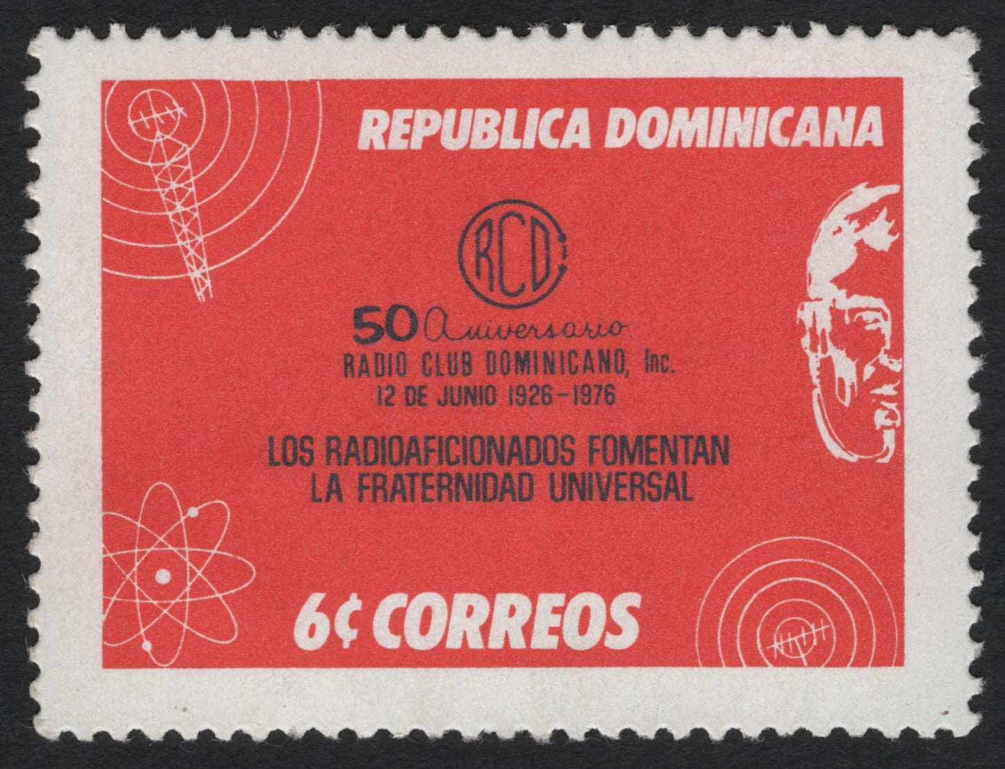 SCG6767 - Dominican Republic – 50th Anniversary of Radio Club Dominicano (1976)