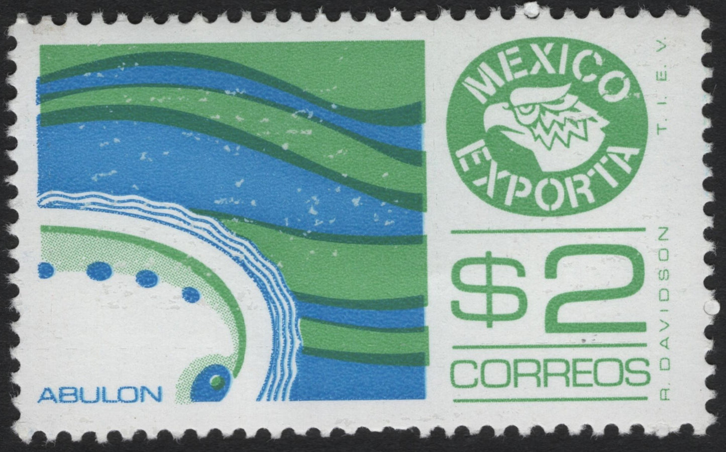 SCG6771 - Mexico Exporta – Abulón (Abalone) $2 Issue