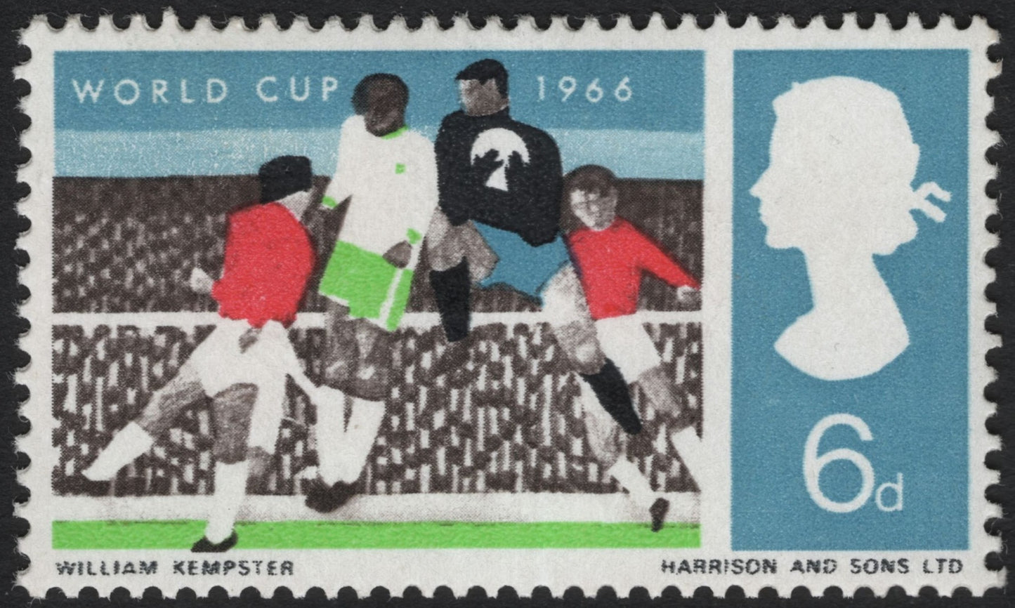 SCG6758 - Great Britain 1966 World Cup Stamp (6d)