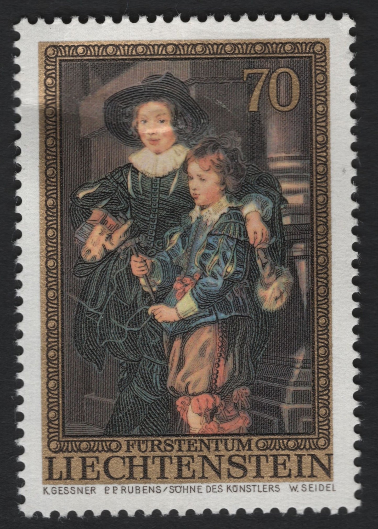 SCG6779 - Liechtenstein 1977 – “The Artist’s Sons” by Peter Paul Rubens