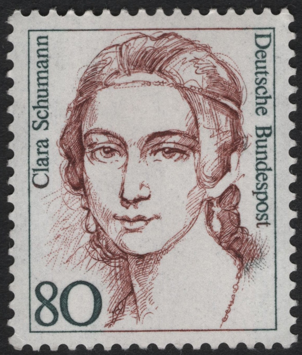 SCG9631 - Clara Schumann – 80 Pfennig Portrait, Germany