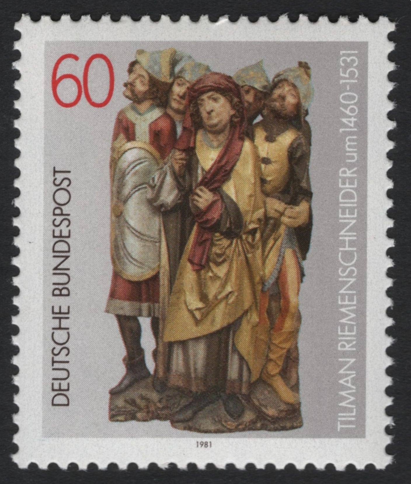 SCG9700 - Germany 1981 – Tilman Riemenschneider Sculpture (60 Pfennig)
