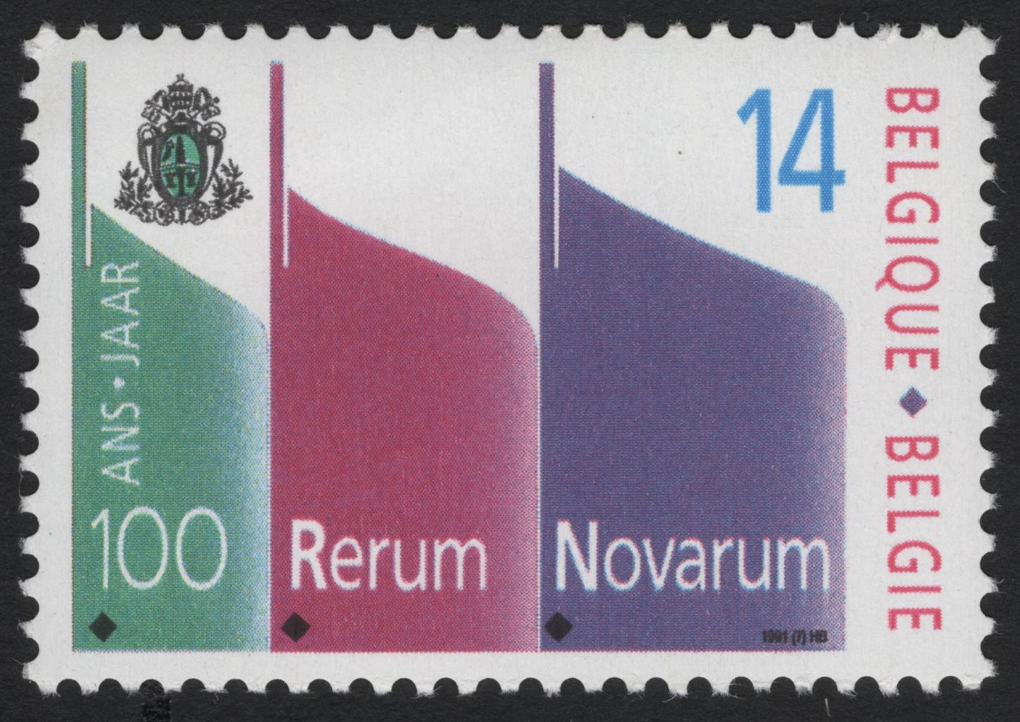 SCG6813 - Belgium 1991 – 100 Years of Rerum Novarum