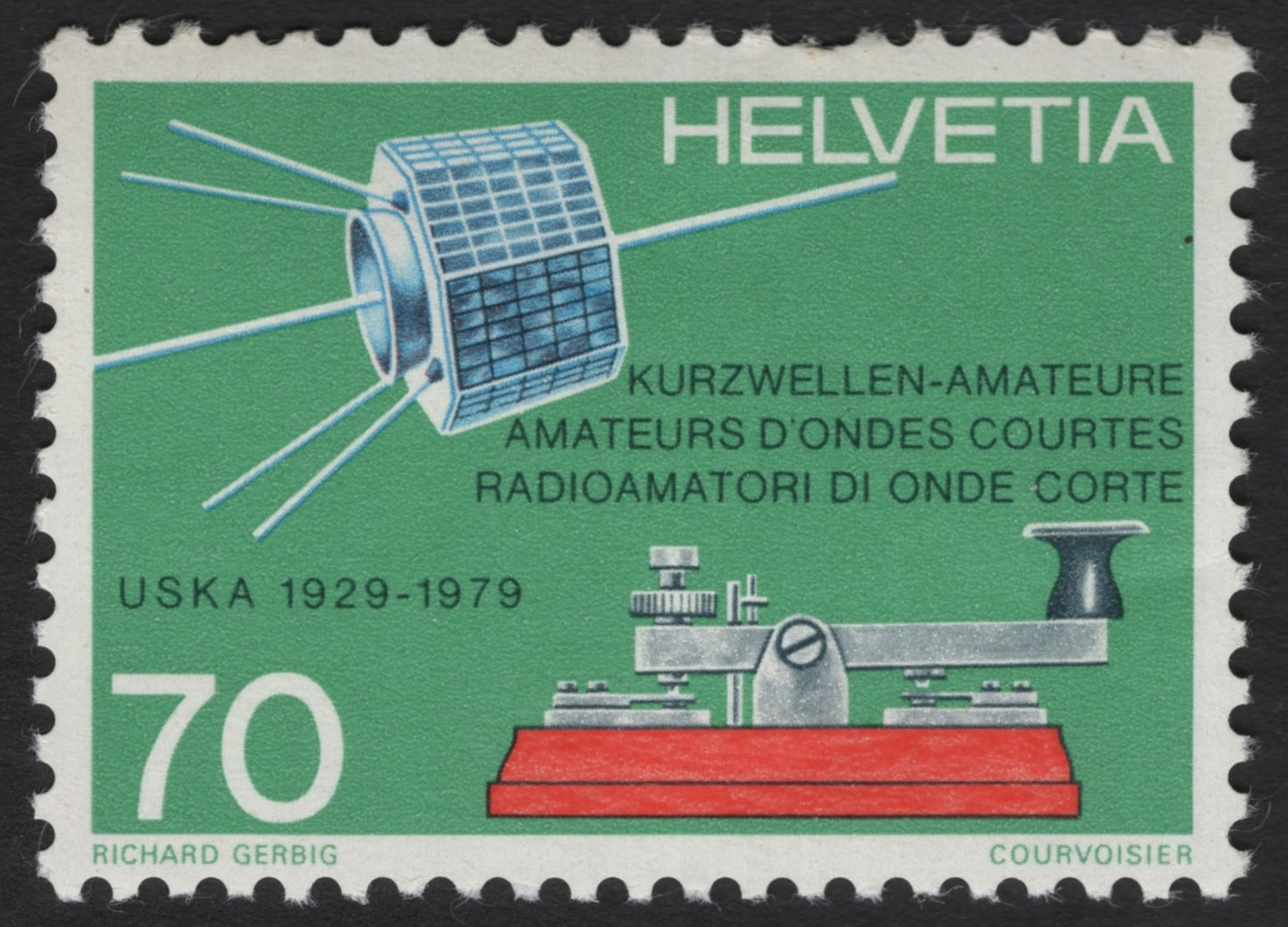 SCG6819 - Switzerland 1979: 50th Anniversary of USKA (Amateur Radio Union)