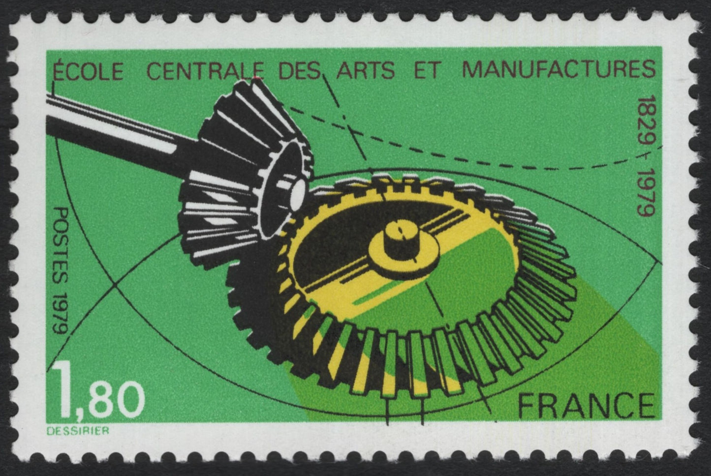 SCG9710 - France 1979 – École Centrale des Arts et Manufactures 150th Anniversary (1.80F)