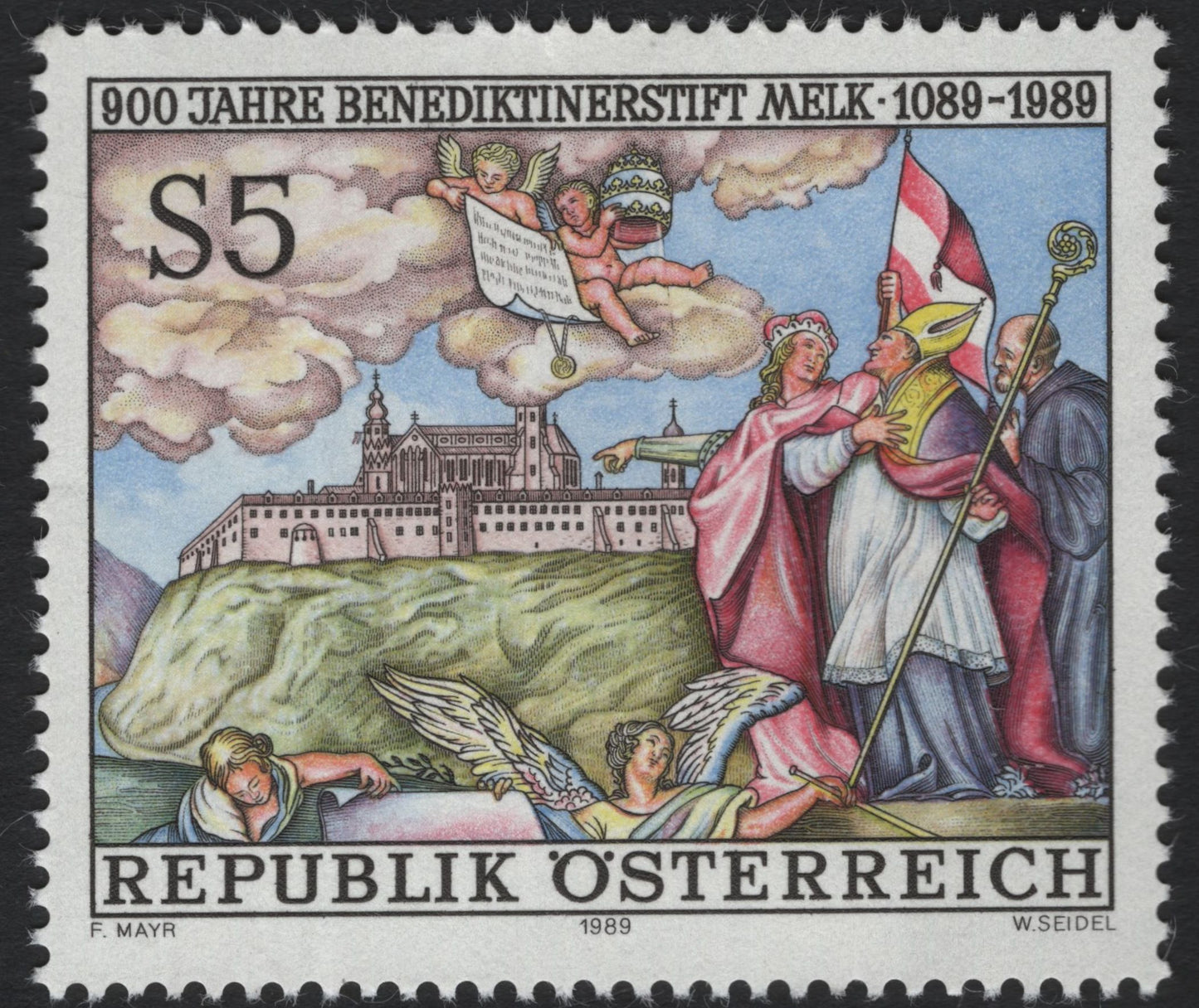 SCG7273 - Austria 1989 – Centenary of the Inter-Parliamentary Union & 900 Years of Melk Abbey