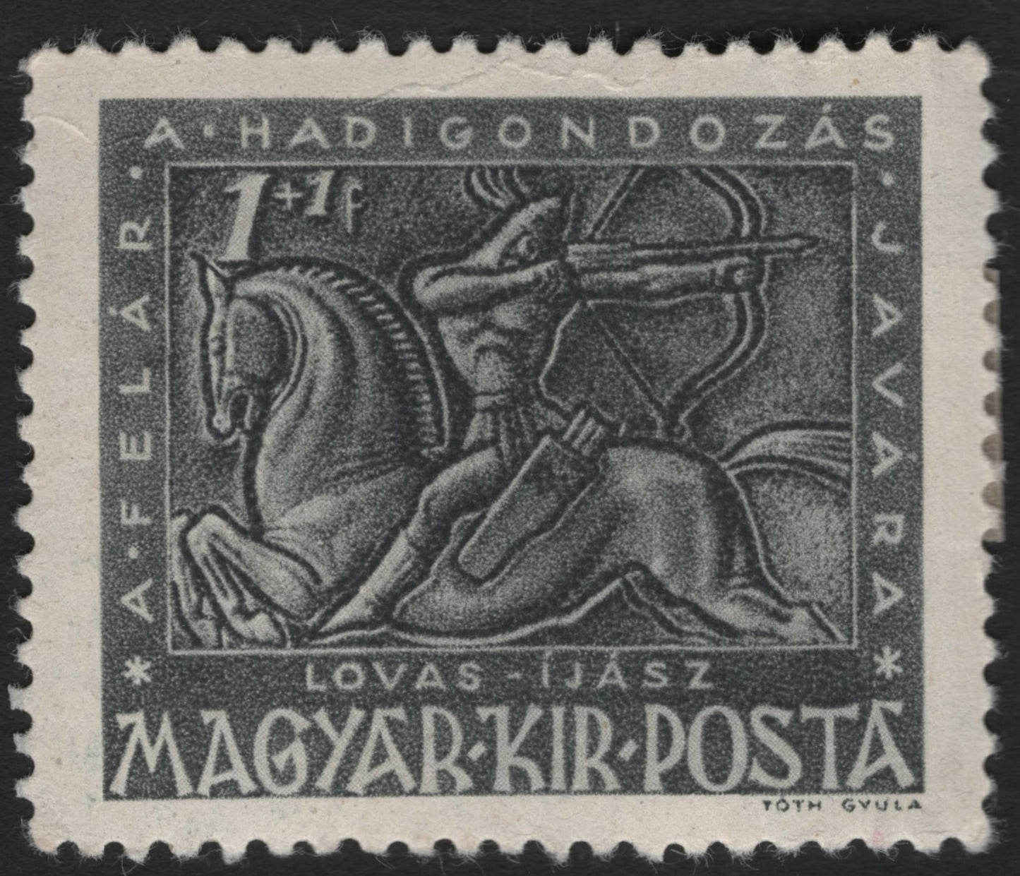 SCG8200 - Hungary 1939 – Mounted Archer (War Relief Fund Issue)