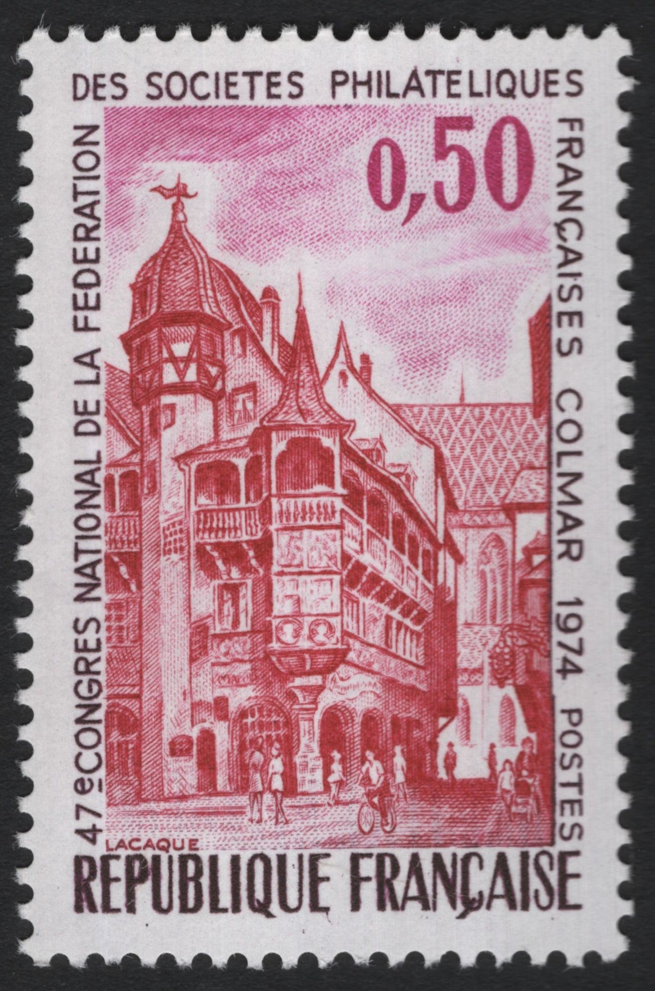 SCG8210 - France 1974 – 47th National Philatelic Congress, Colmar