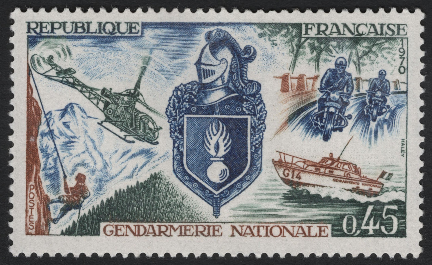 SCG8720 - France 1970 – Services of the Gendarmerie Nationale