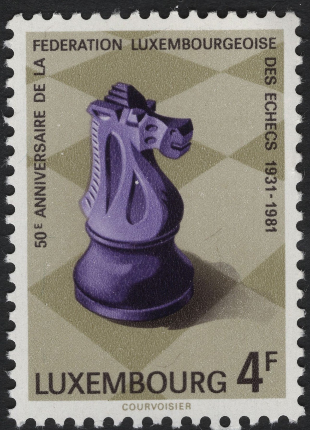 SCG8211 - Luxembourg 1981 – 50th Anniversary of the Luxembourg Chess Federation