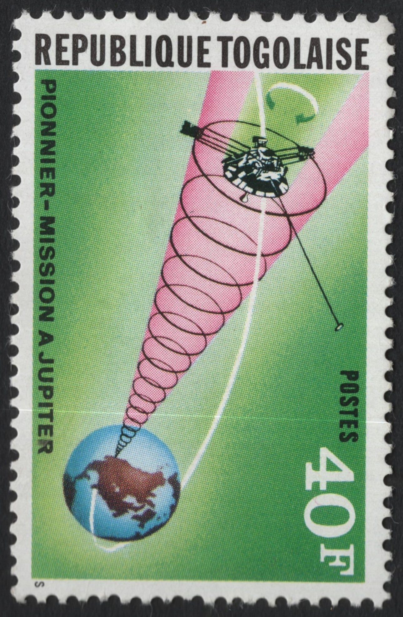 SCG10079 - Togo 40F – Pioneer Mission to Jupiter (Space Exploration Issue)