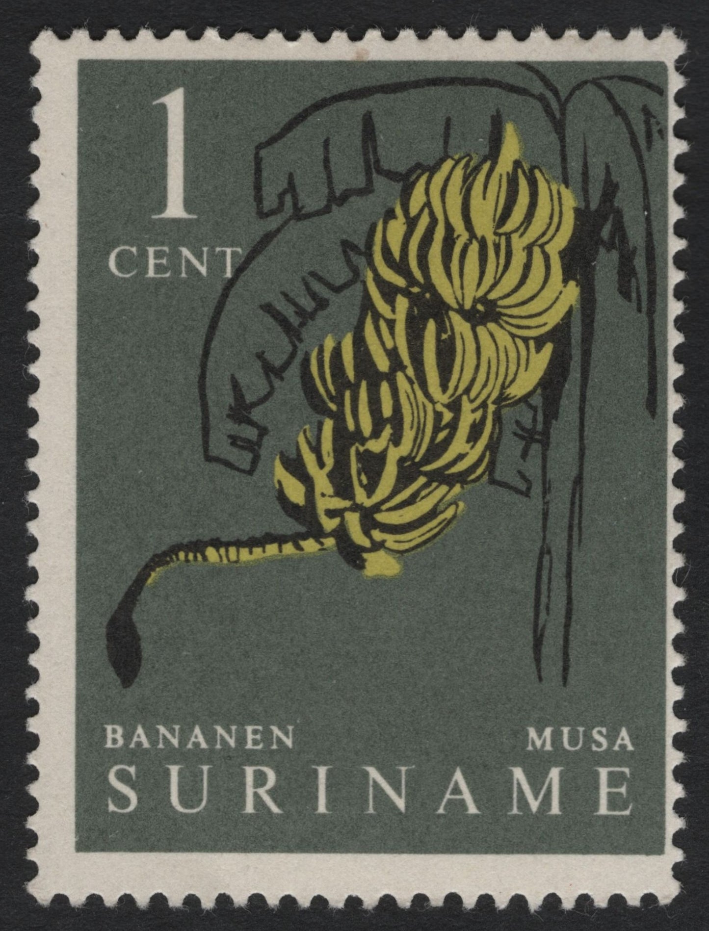 SCG9782 - Suriname 1c “Bananen – Musa” Definitive