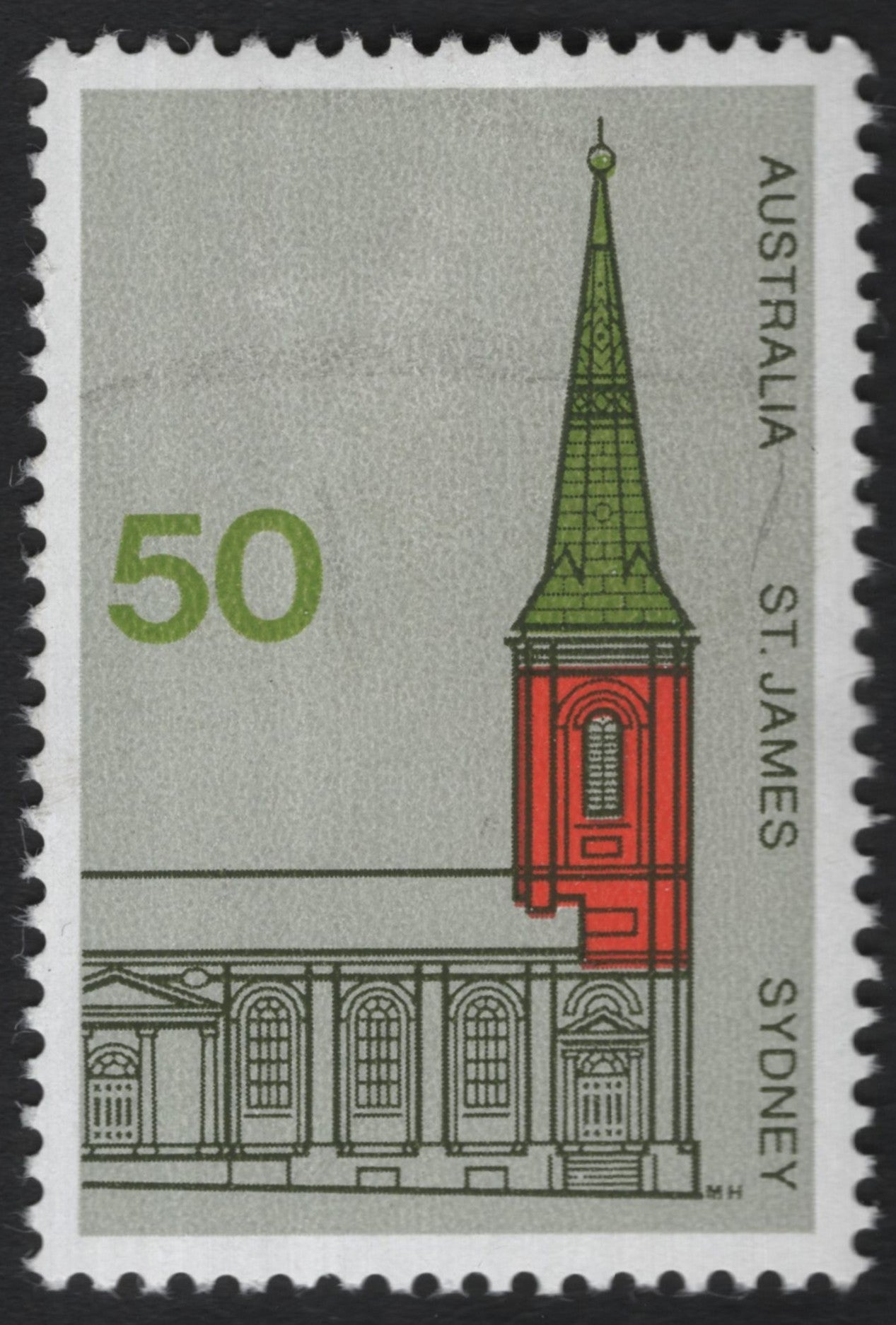 SCG8221 - Australia 1969 – St. James’ Church, Sydney