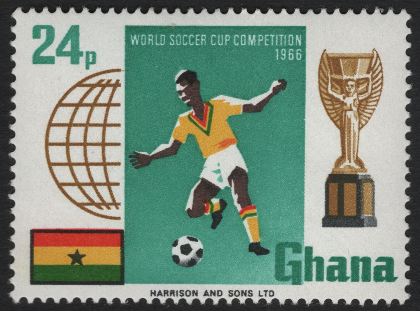 SCG10093 - 🇬🇠Ghana 1966 “World Soccer Cup Competition” – 24p