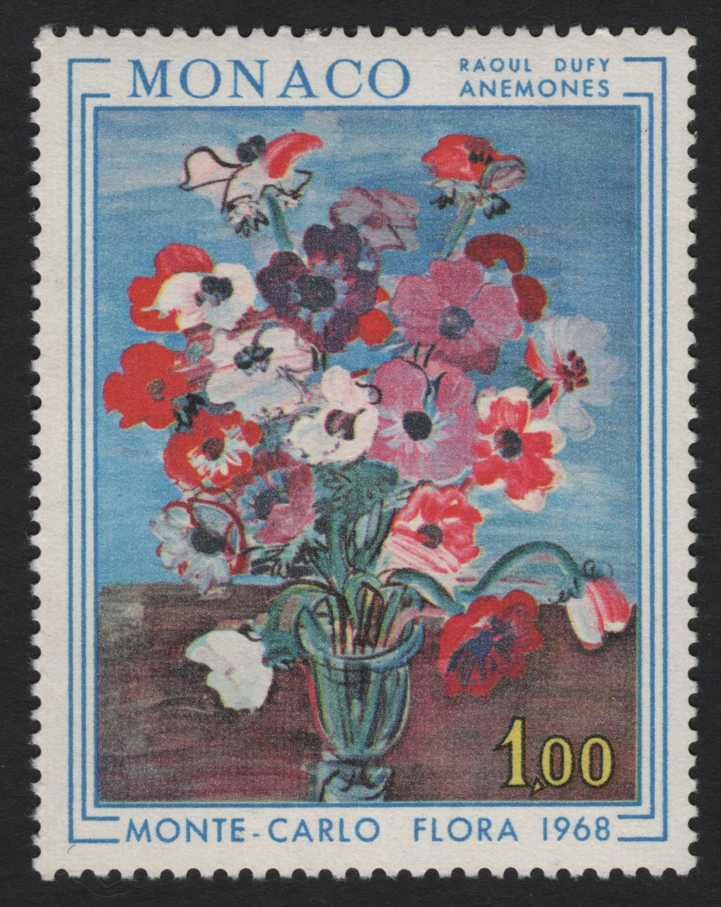 SCG8234 - Monaco 1968 “Anemones” – Raoul Dufy Tribute