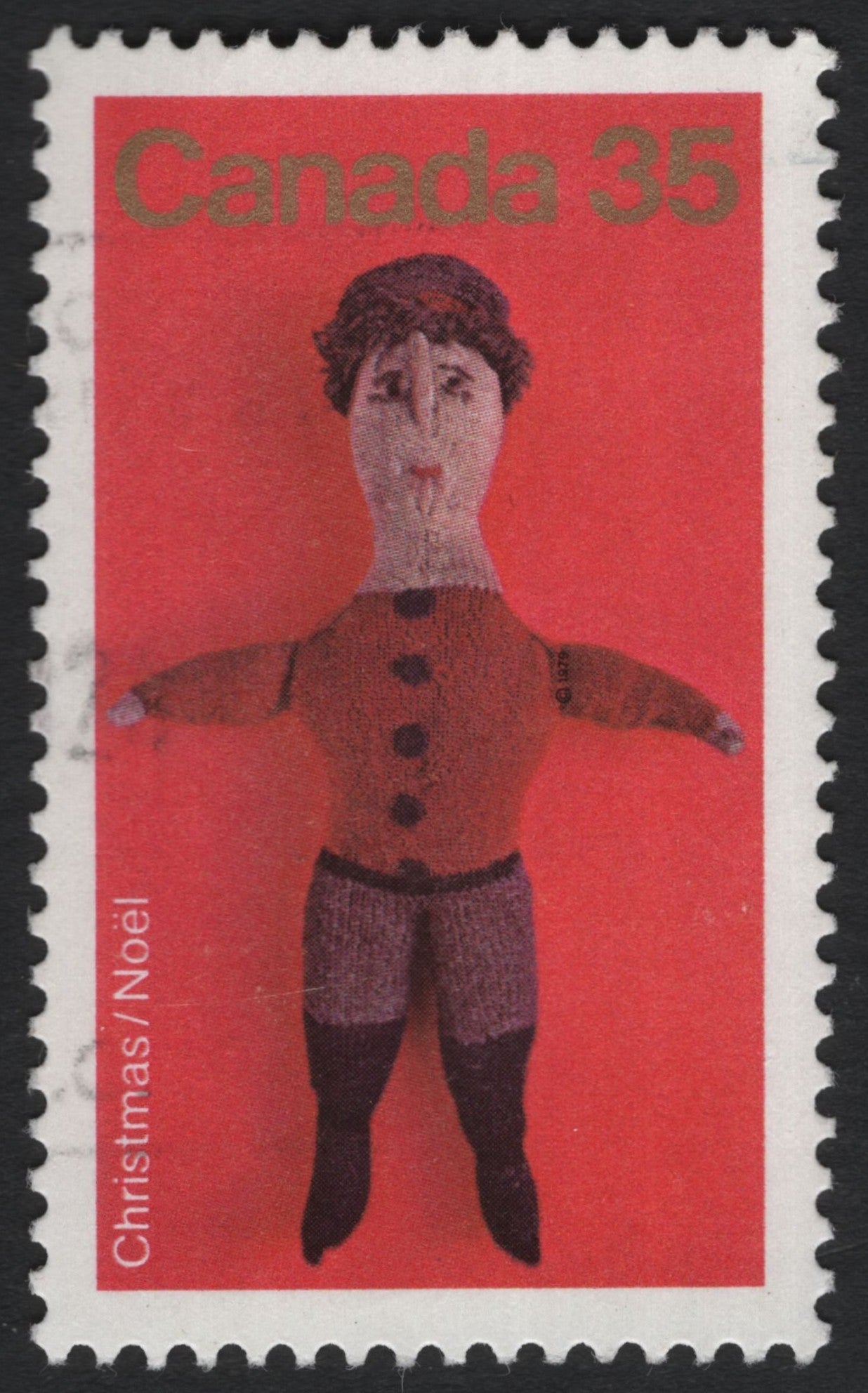 SCG8785 - Canada 1982 Christmas – Folk Knitted Doll (35¢)