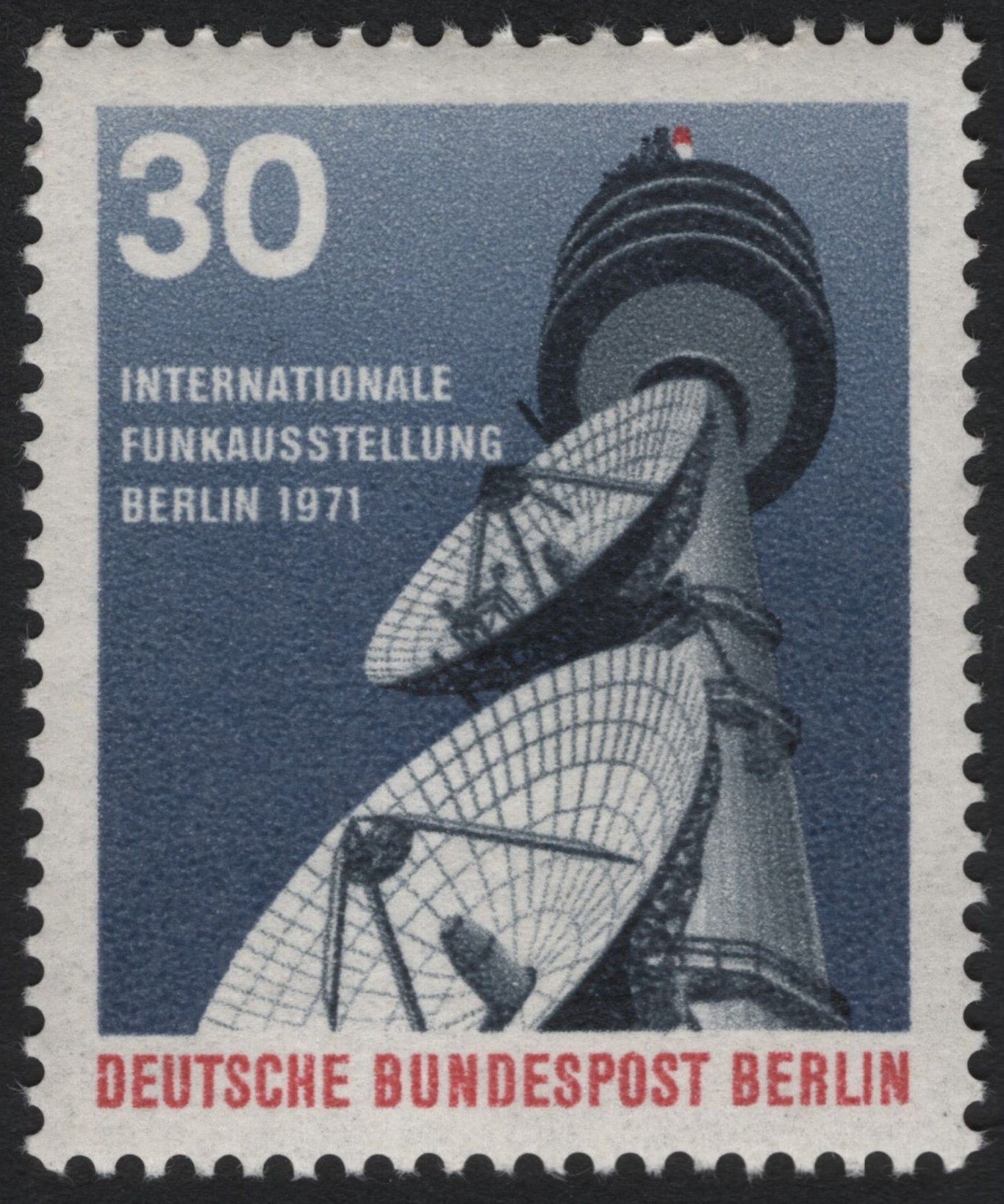 SCG6694 - Berlin 1971 International Radio Exhibition – Television Tower and Dishes