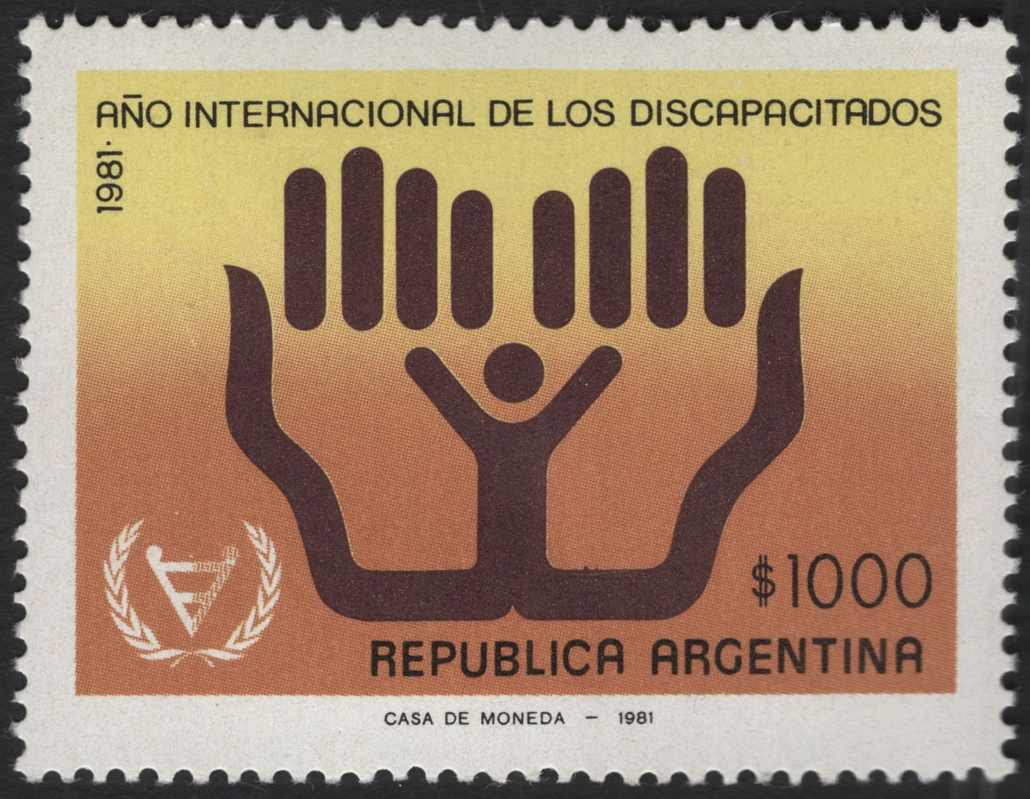 SCG8808 - Argentina 1981 – International Year of Disabled Persons