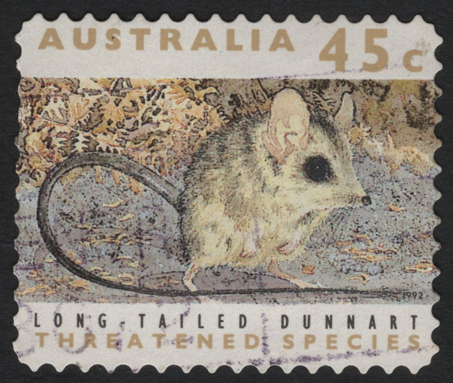 SCG8815 - Australia – 1992 Long-Tailed Dunnart (Threatened Species Series)