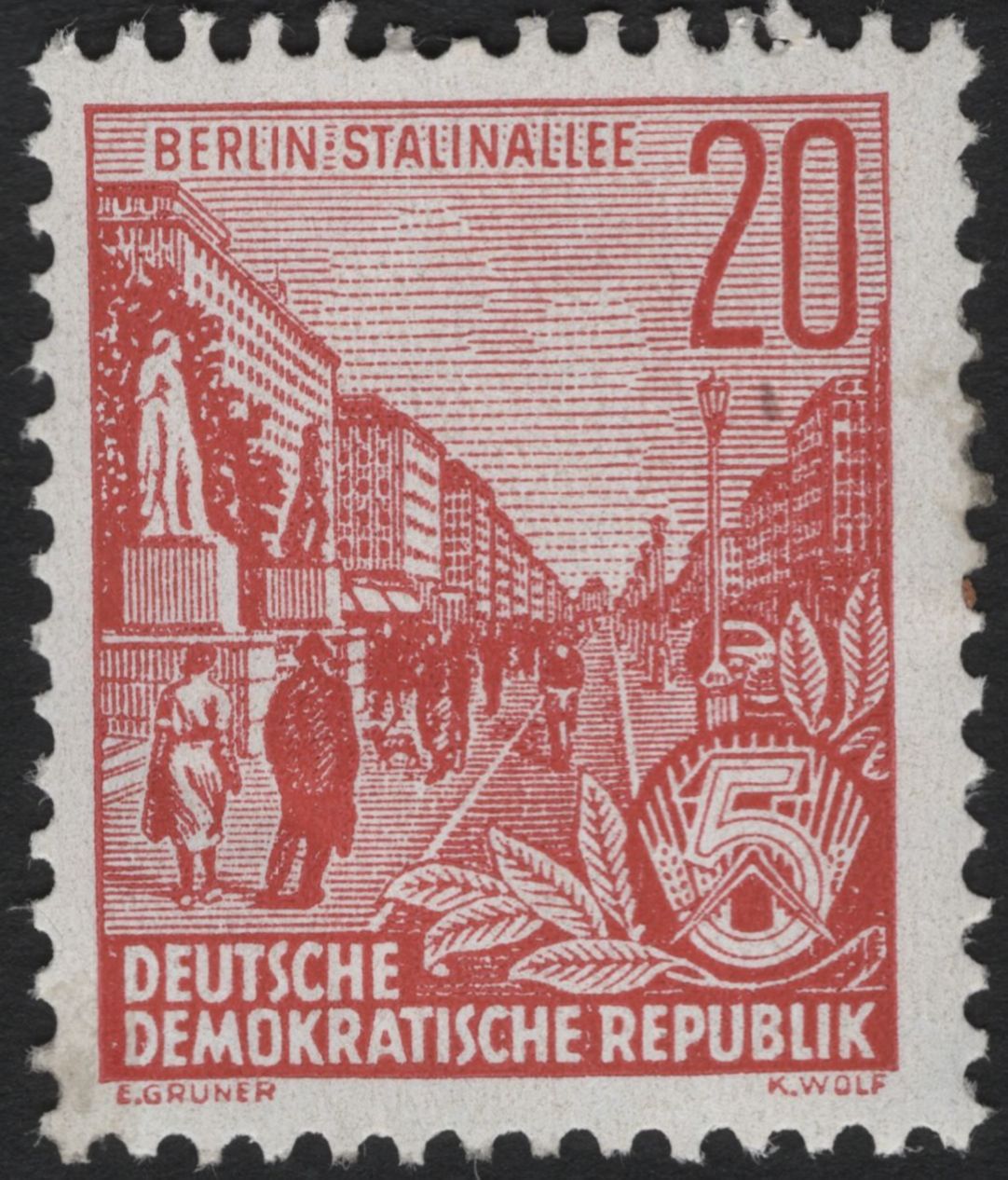 SCG7374 - East Germany 1953 “Five-Year Plan” Definitives