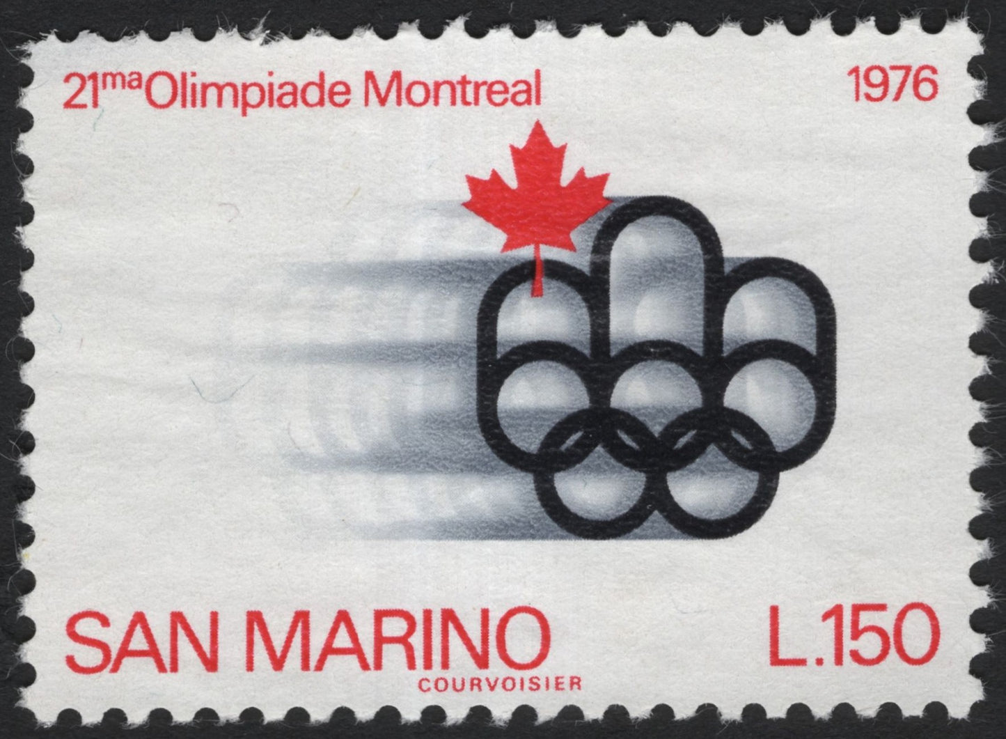 SCG8806 - San Marino – 21st Olympic Games, Montreal 1976 (L.150)