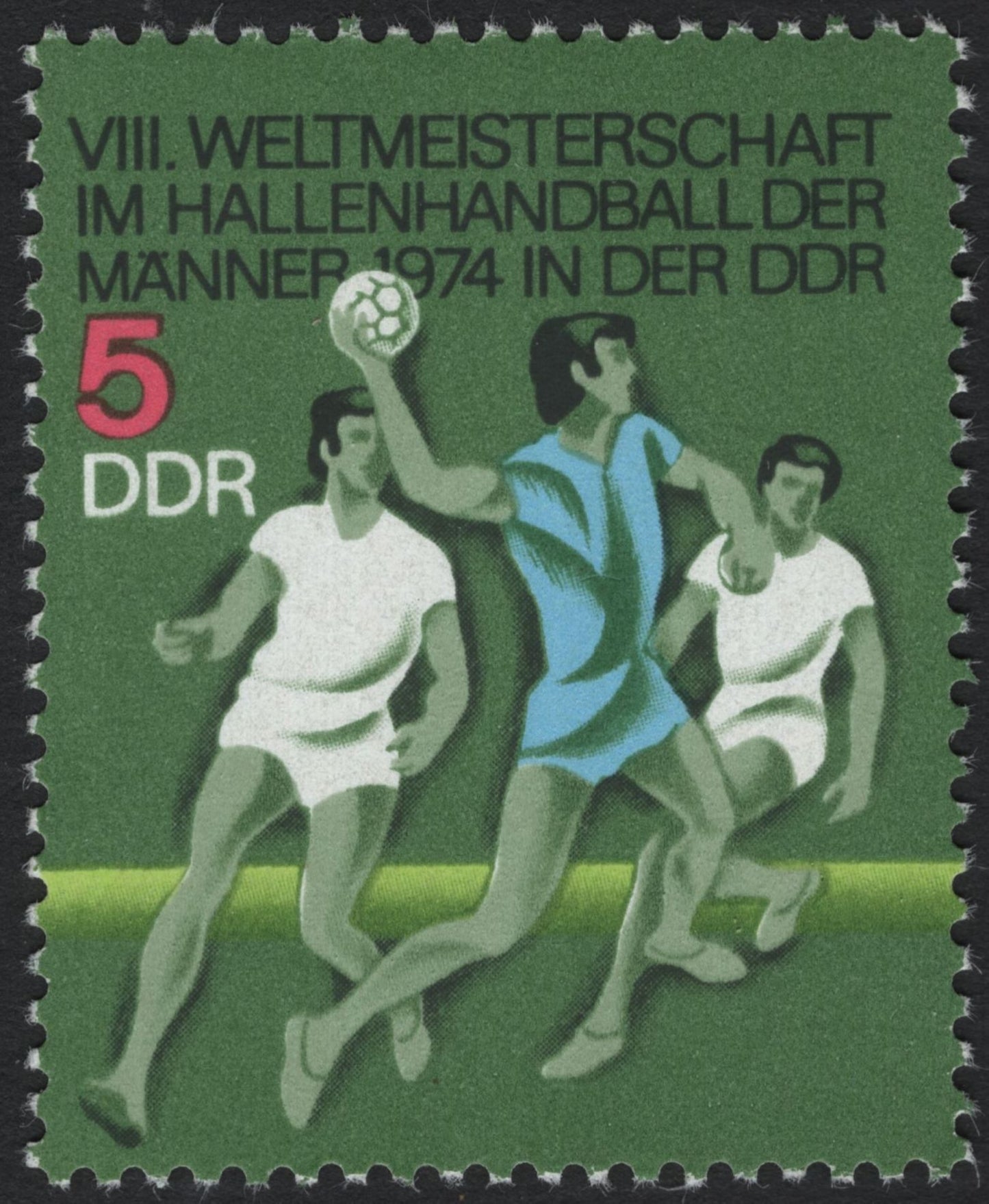 SCG8313 - DDR 1974 – VIII Men’s Indoor Handball World Championship