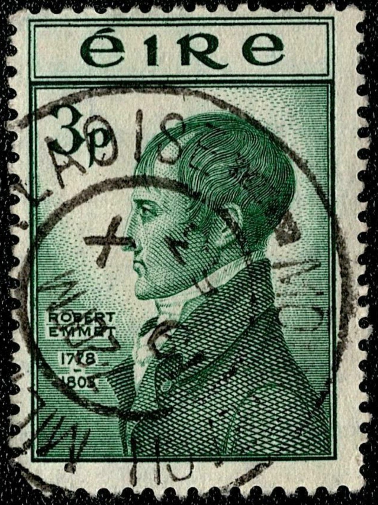 SCG690 - Ireland Robert Emmet Commemorative Green Used