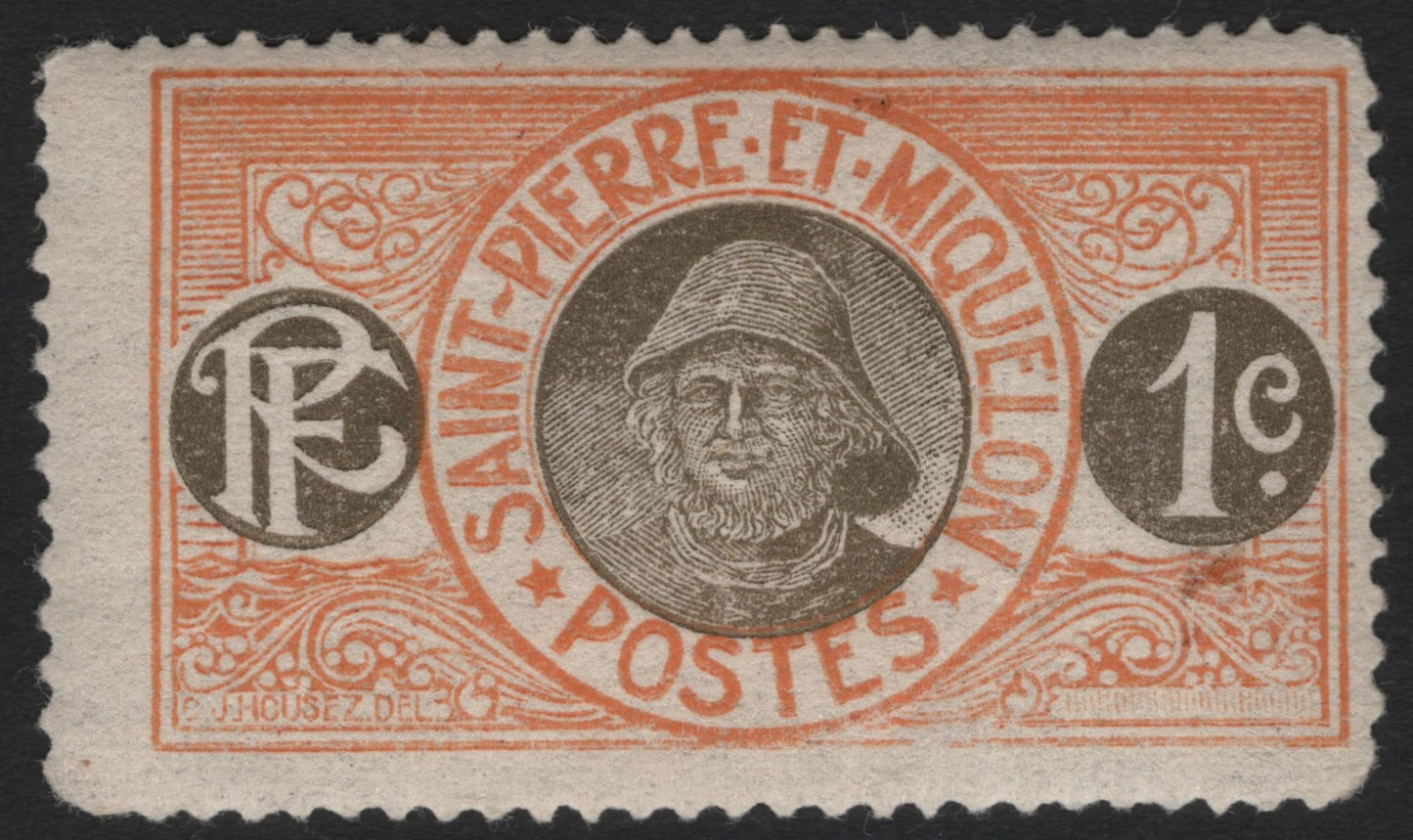 SCG9591 - Saint-Pierre et Miquelon 1c Fisherman Definitive (France)