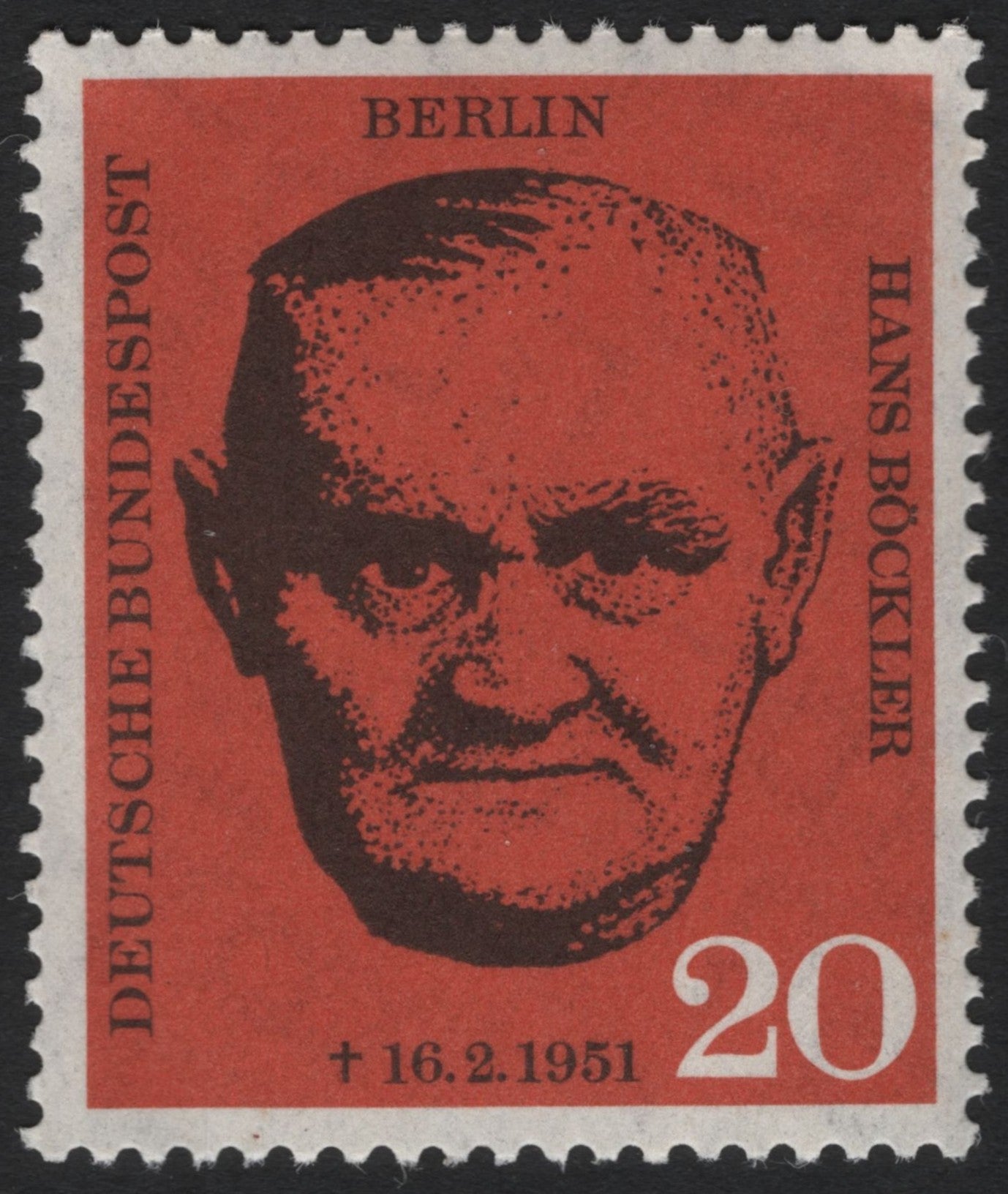 SCG6559 - Germany (Berlin) – Hans Böckler Memorial, 1951