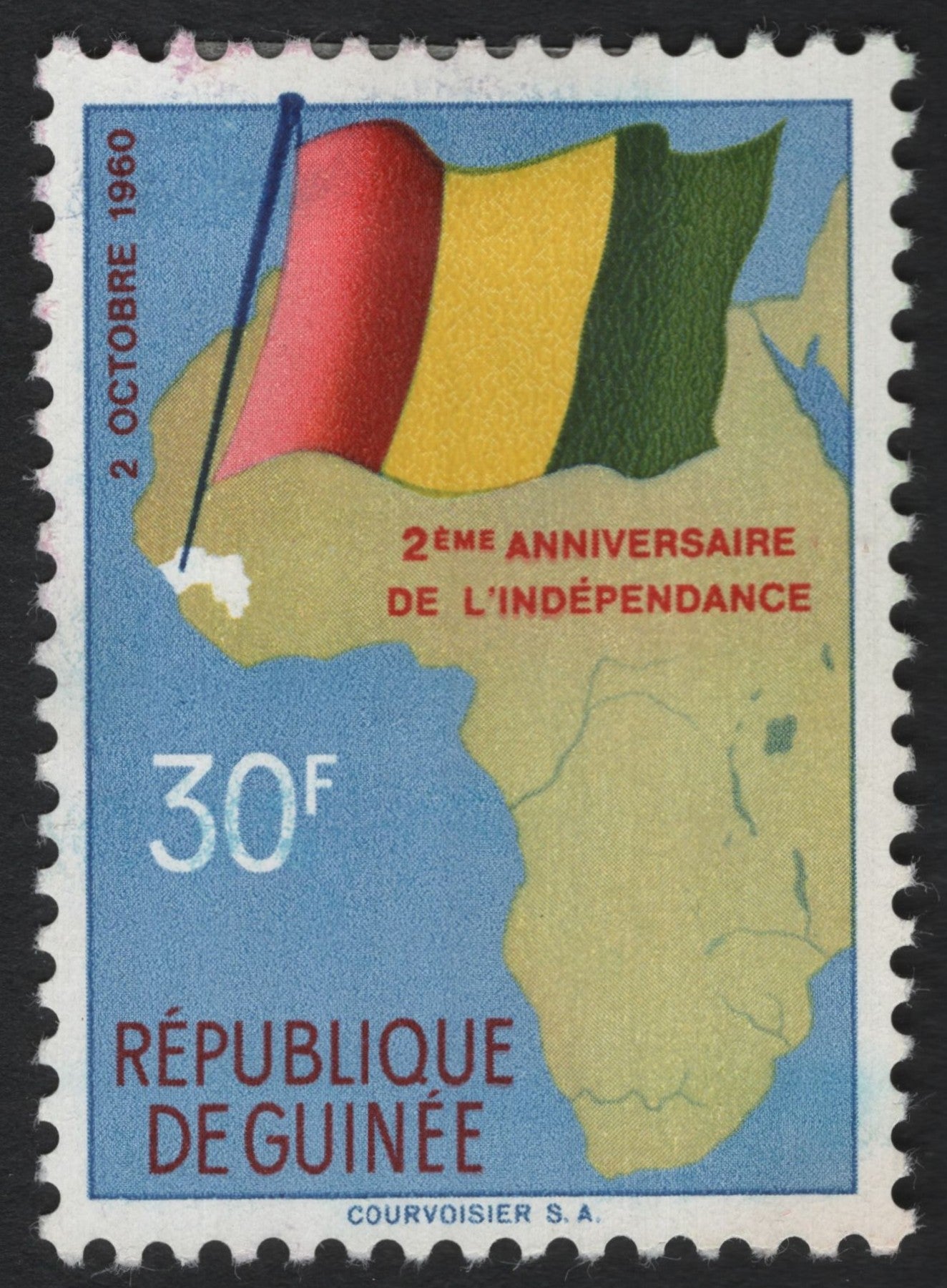 SCG8298 - Guinea 1960 – 2nd Anniversary of Independence