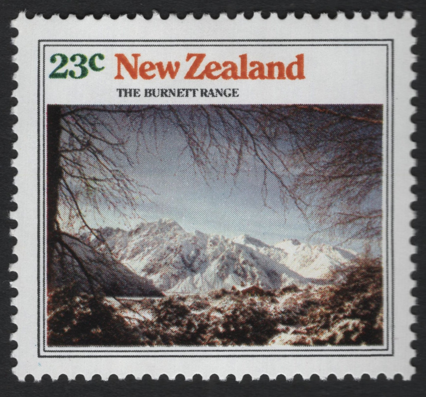 SCG8698 - New Zealand 23c Burnett Range Scenic Definitive (c.1970s)