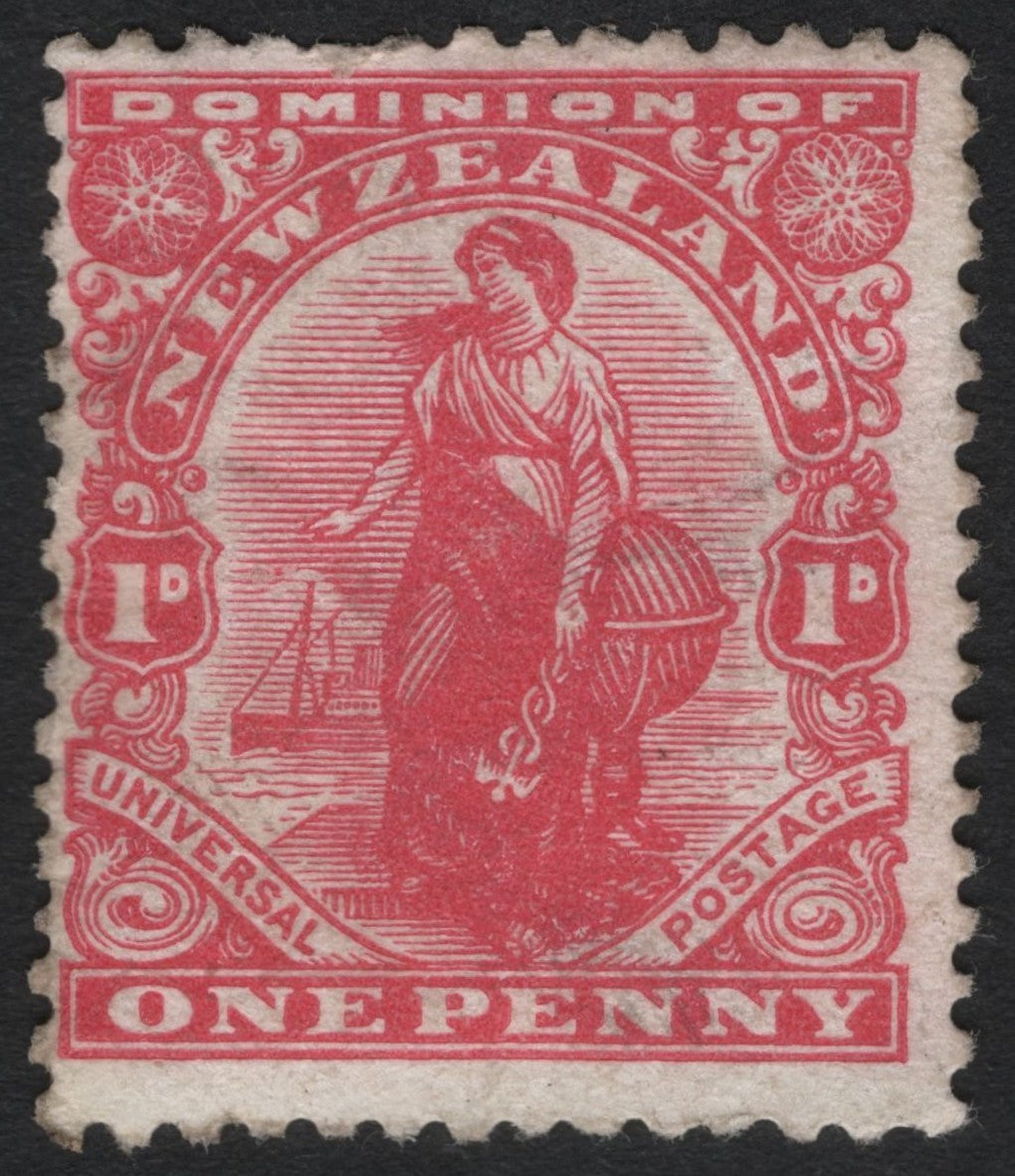 SCG9584 - New Zealand Universal Postage – 1d “Dominion” Red (c. 1909–1915)