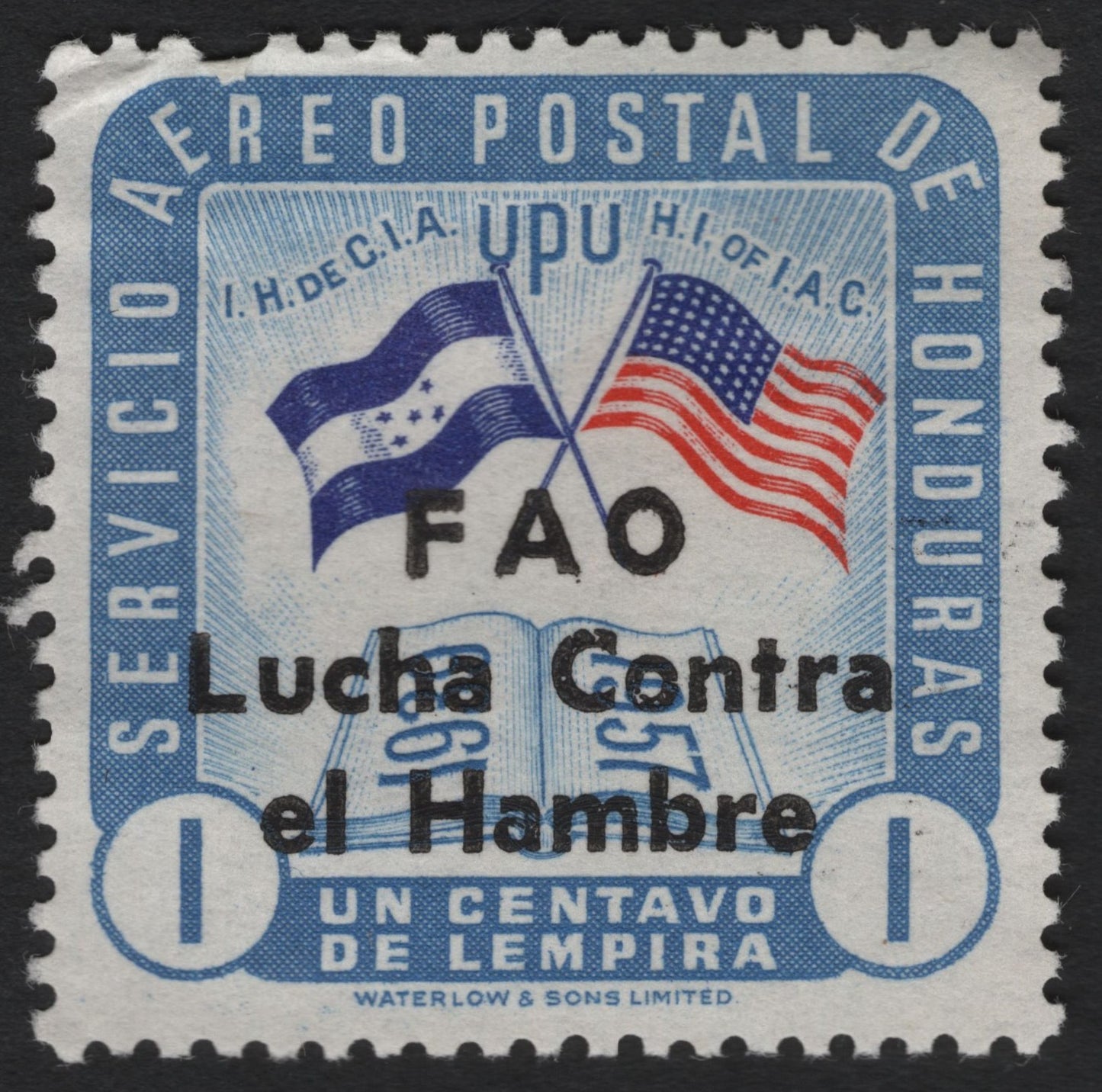 SCG9297 - Honduras Airmail – FAO “Fight Against Hunger” Overprint – 1 Centavo Lempira